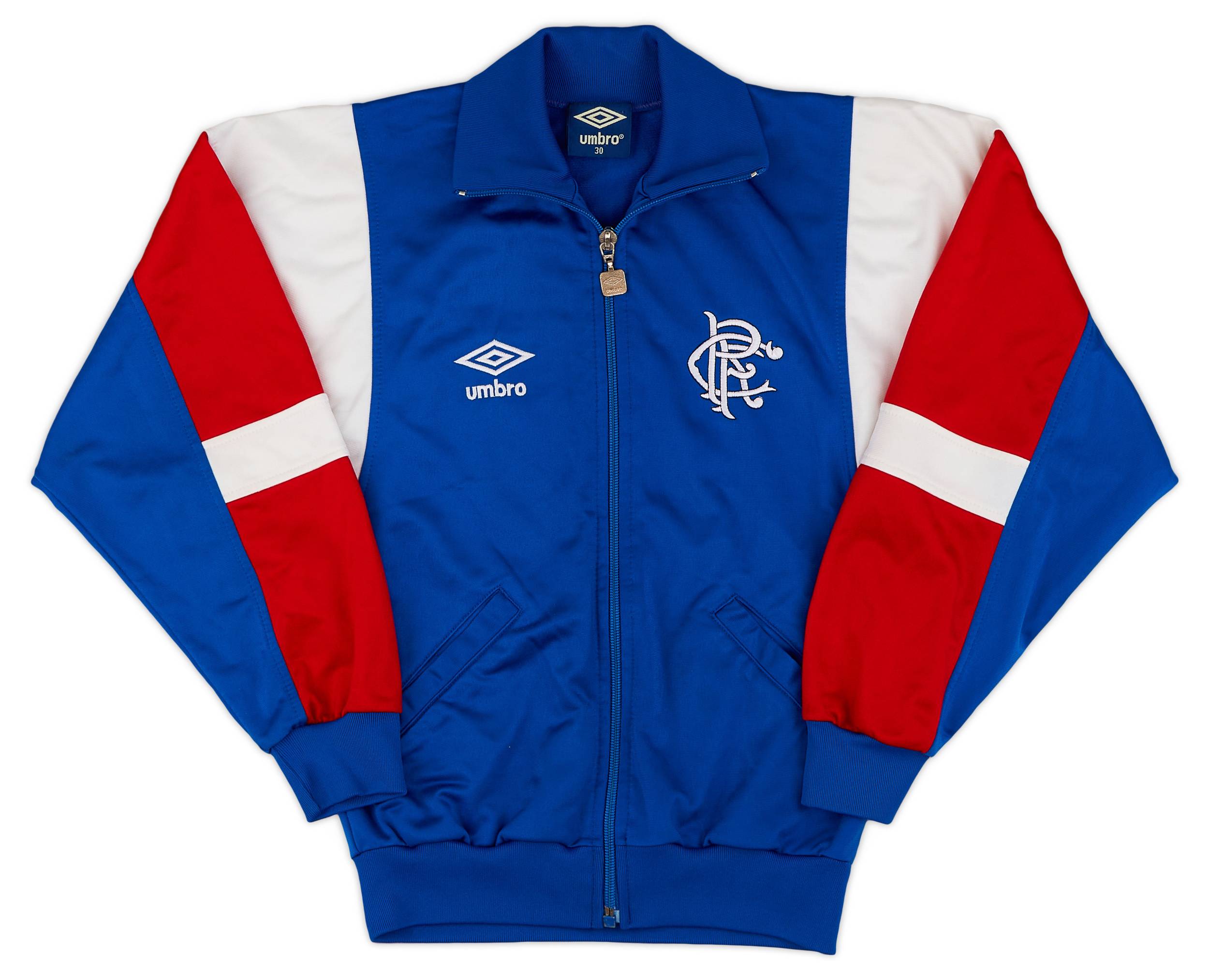 1987 90 Rangers Umbro Track Jacket 9 10 S.Boys