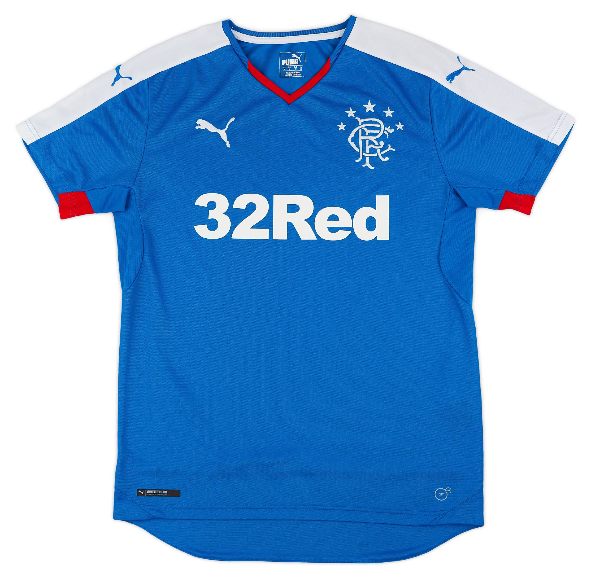 2015-16 Rangers Home Shirt - 8/10 - (M)