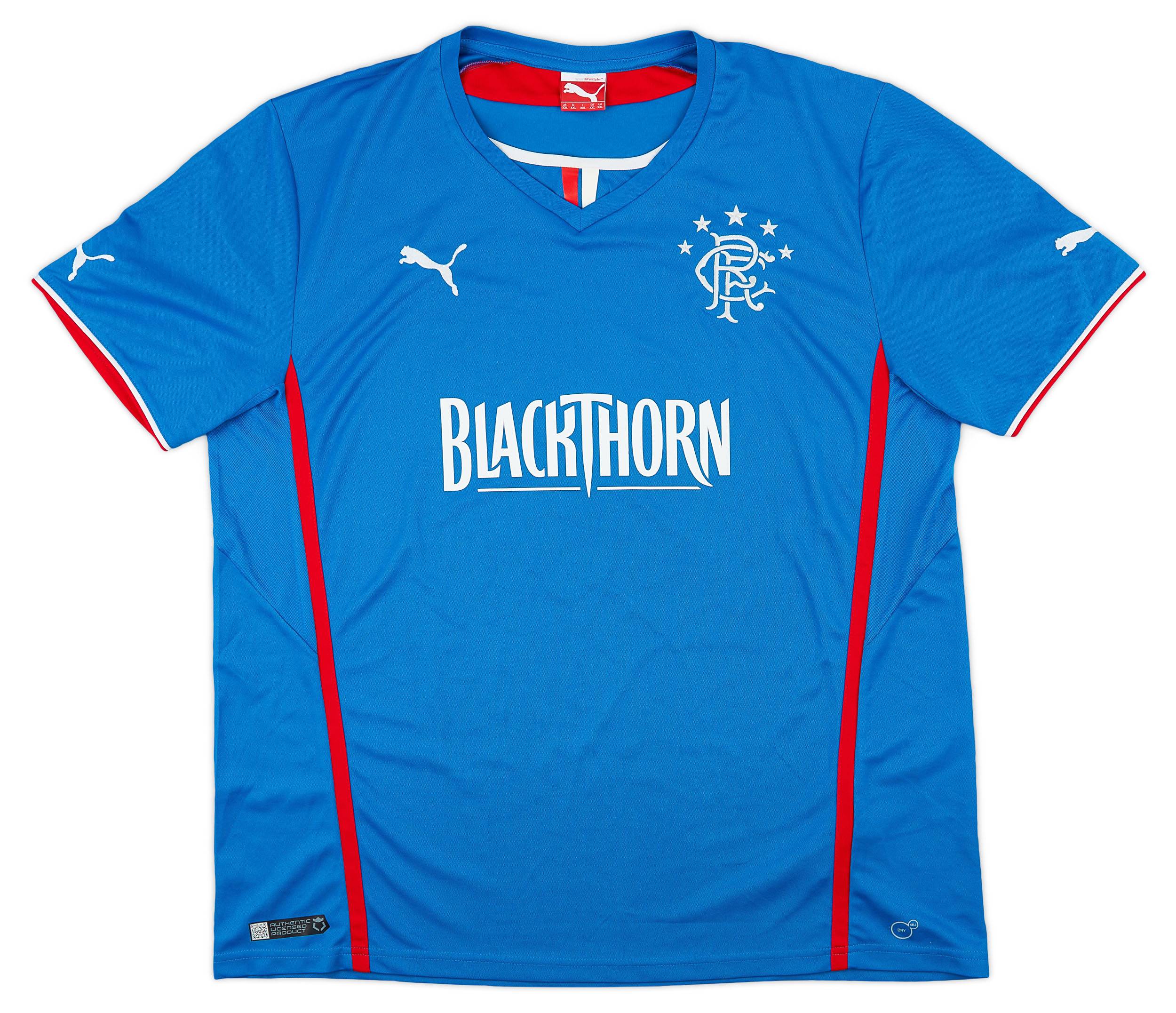 2013-14 Rangers Home Shirt - 8/10 - (XXL)