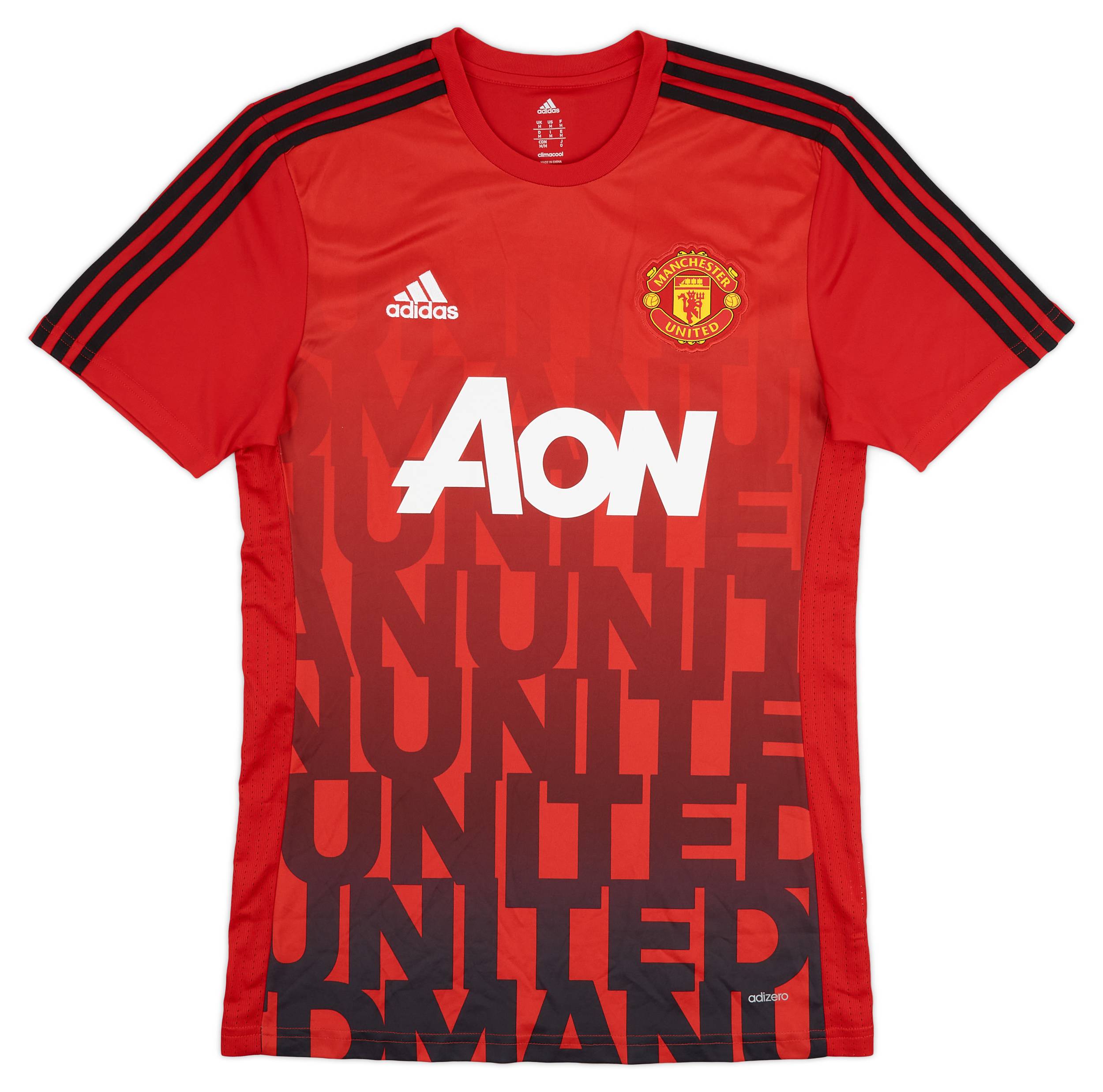 2013-14 Manchester United adidas Training Shirt - 9/10 - (M)