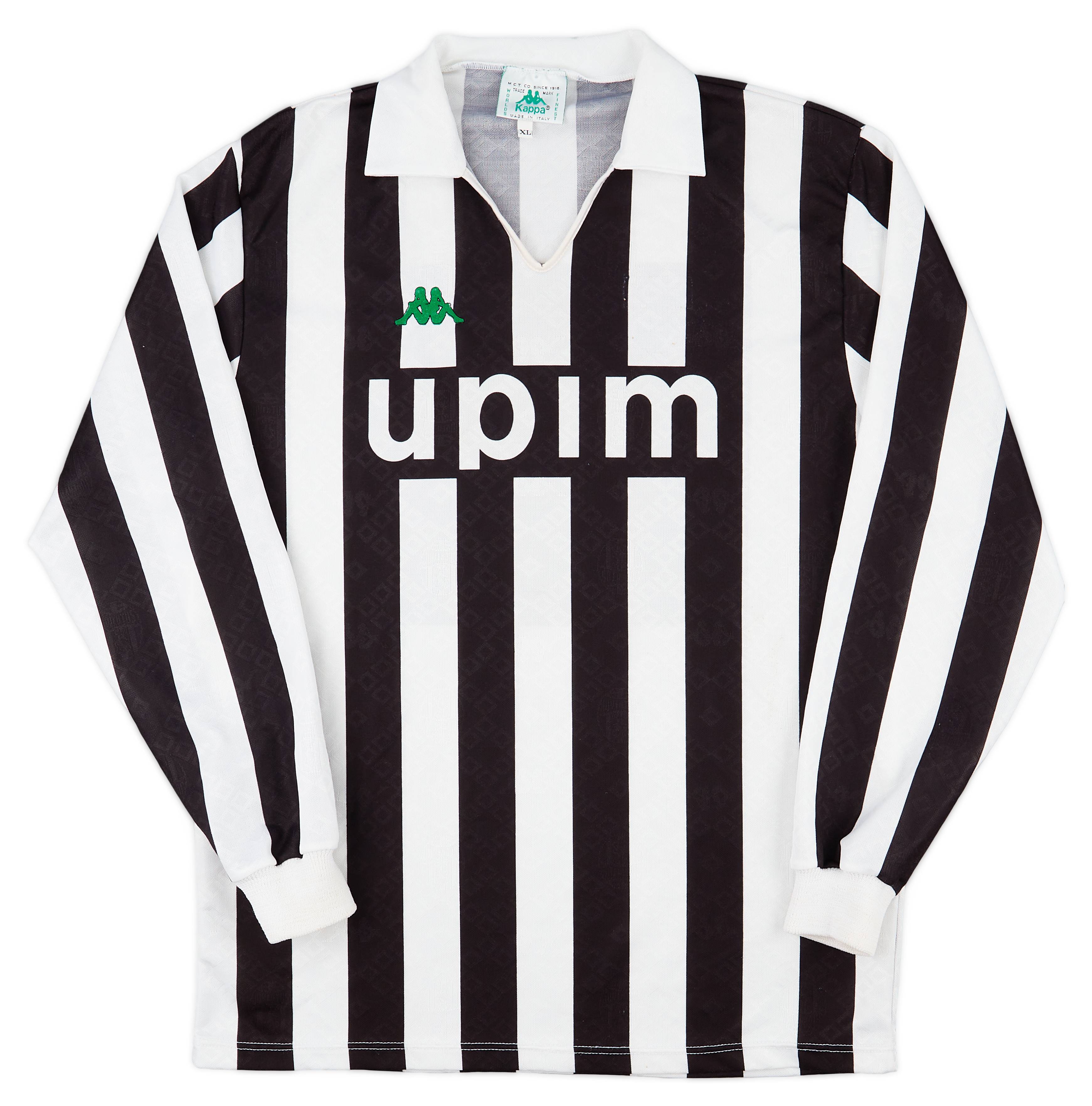 1991-92 Juventus Home L/S Shirt - 5/10 - (XL)
