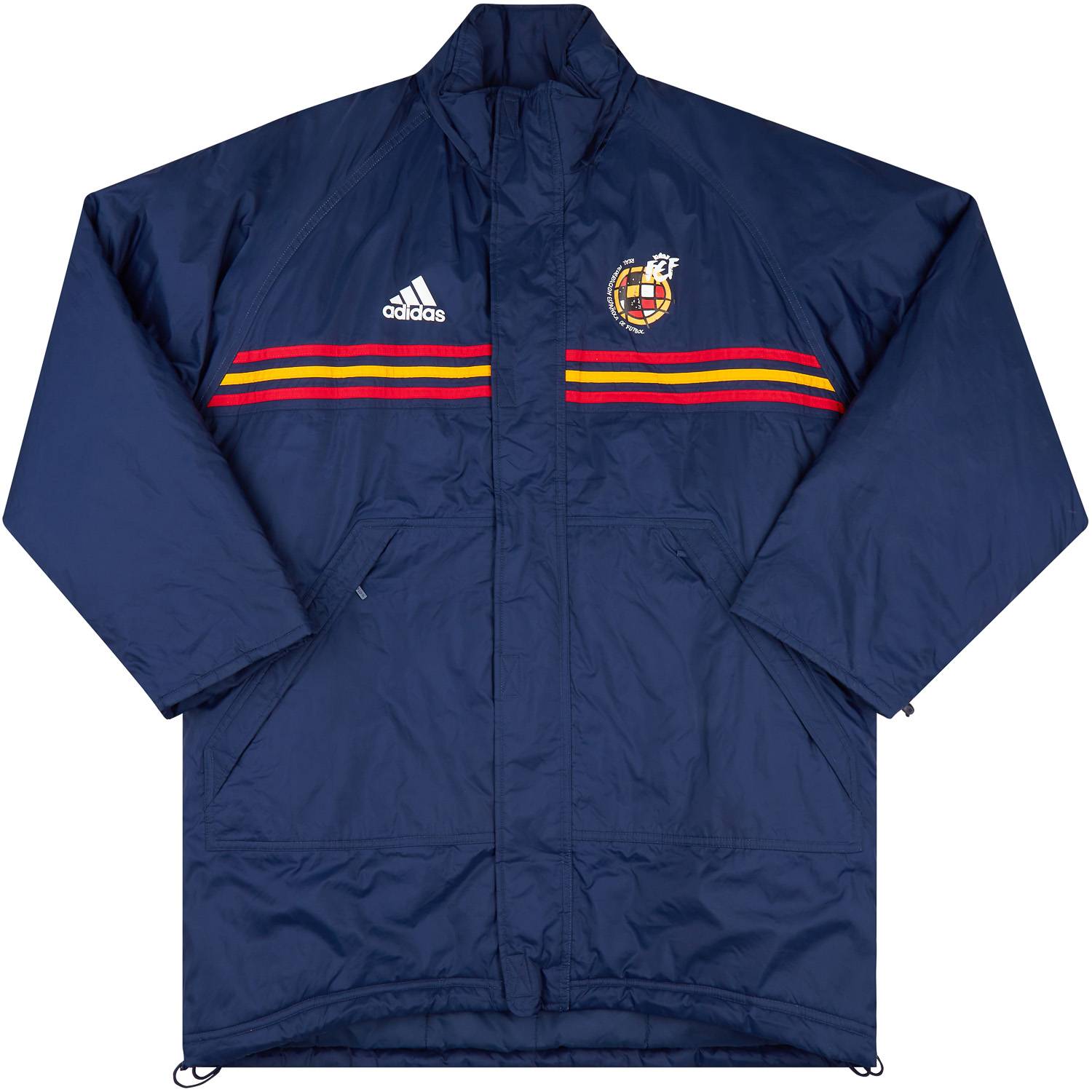 Adidas soccer bench coat new arrivals
