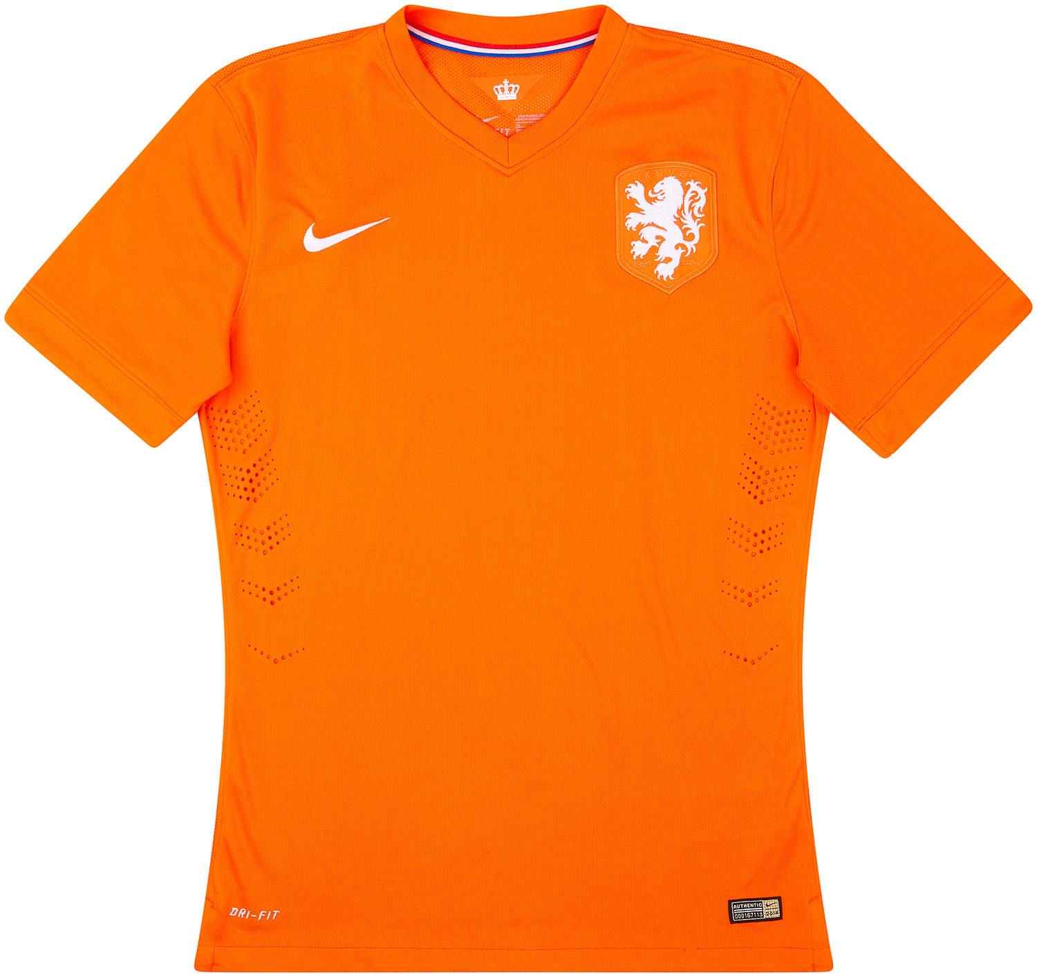 2014-15 Netherlands Player Issue Home Shirt - 8/10 - (XL)