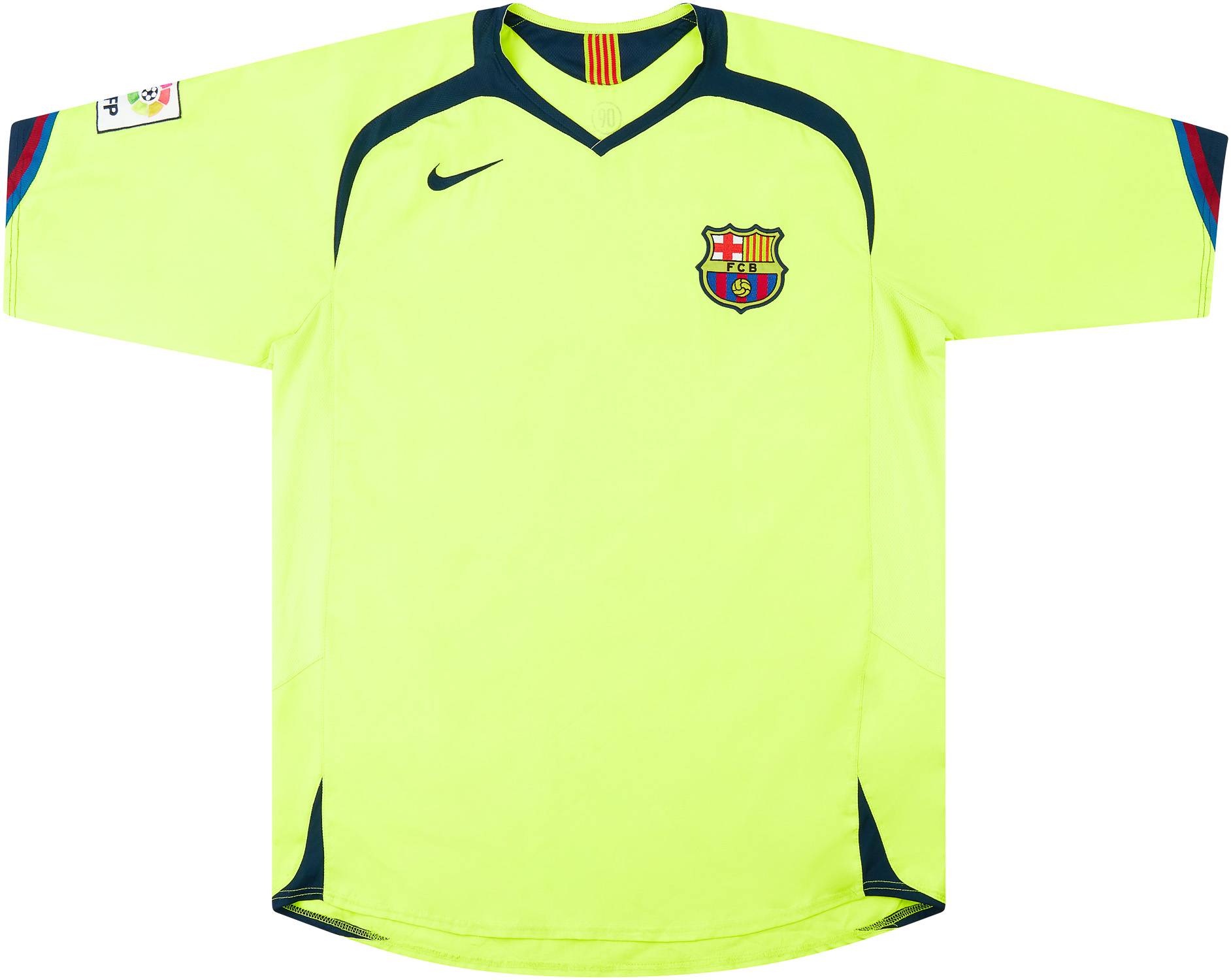 2005-06 Barcelona Away Shirt  (Good) L