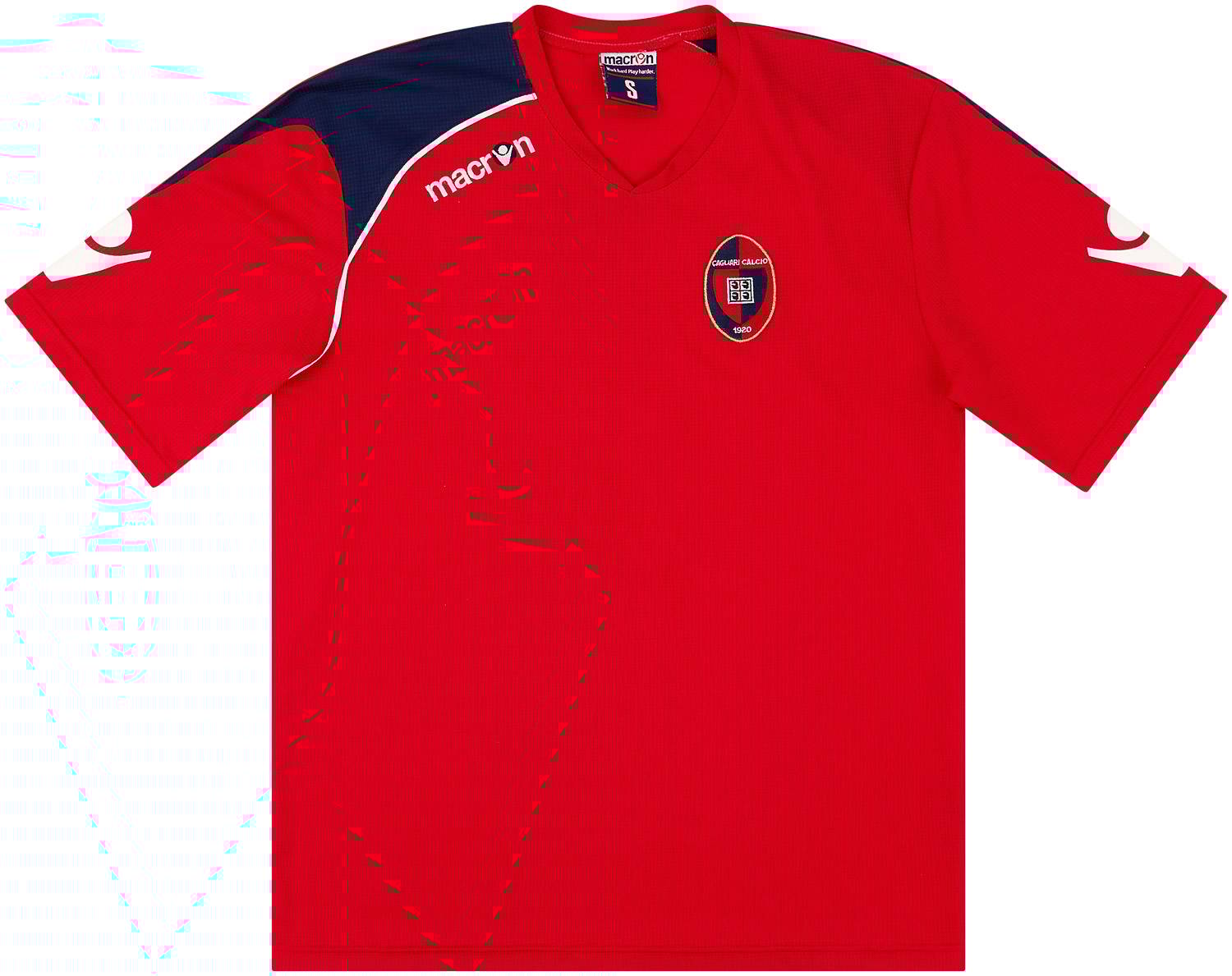 2010s Cagliari Macron Training Shirt - 8/10 - (S)