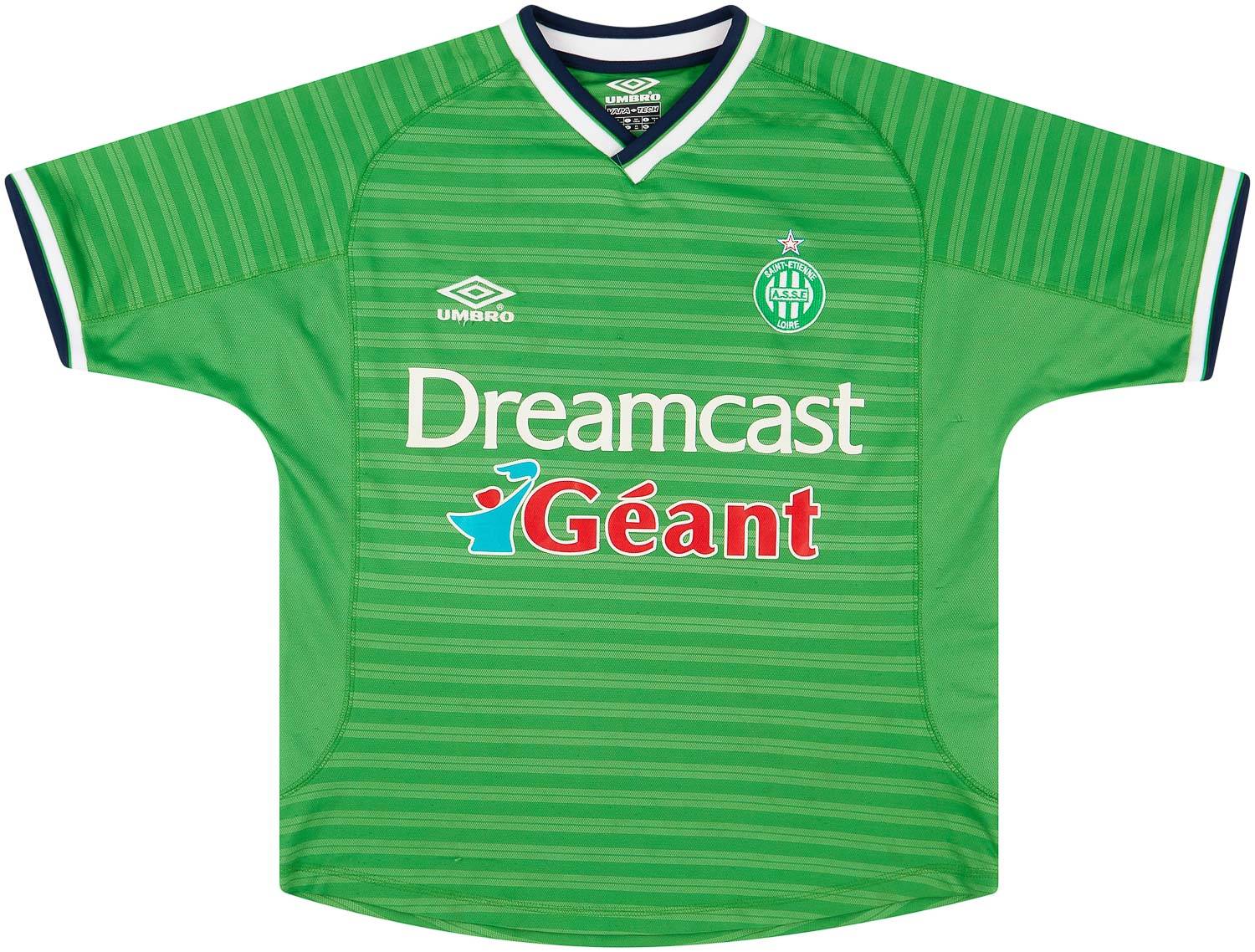 2000-01 Saint Etienne Home Shirt - 6/10 - (Y)