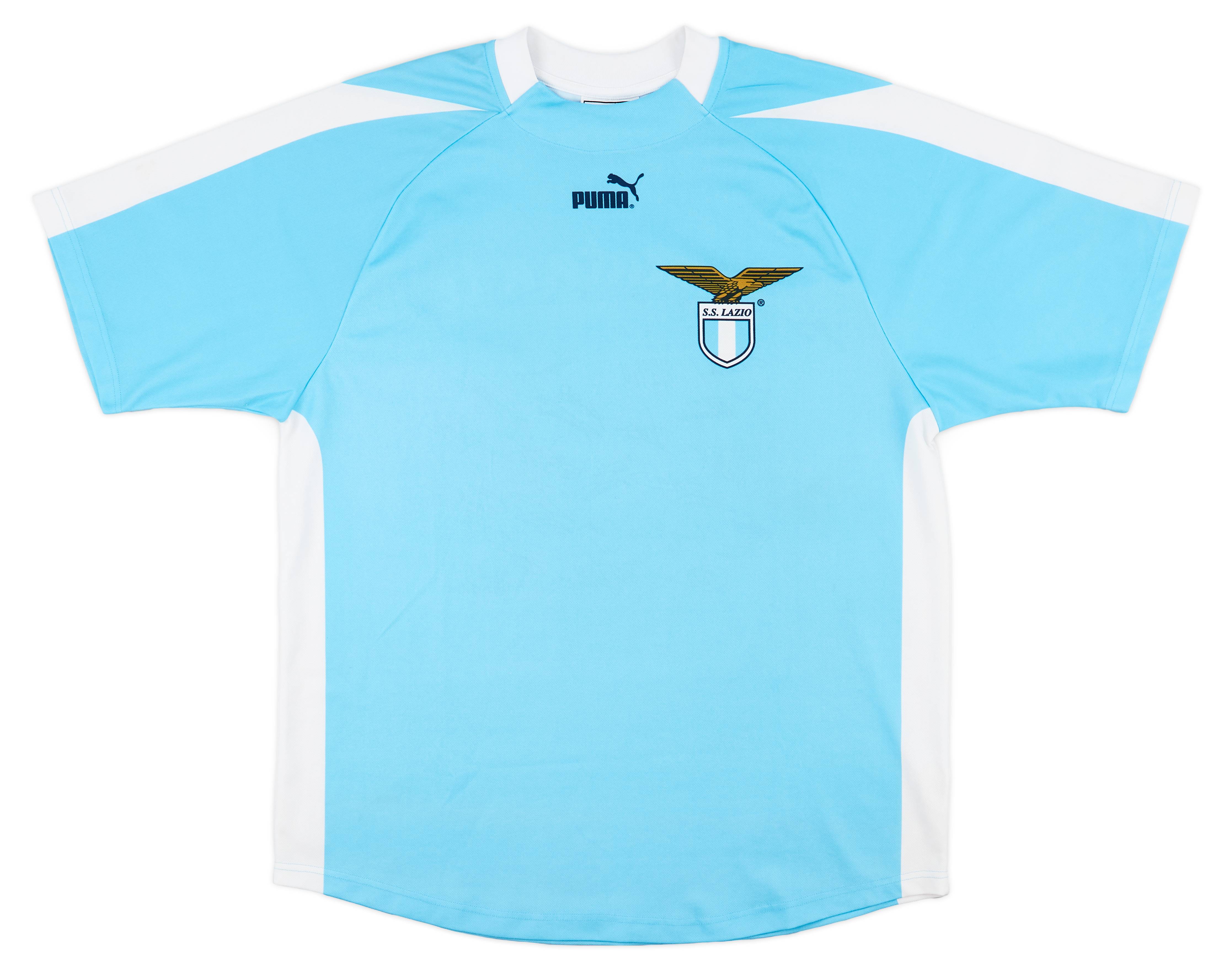 2003-04 Lazio 'Signed' Basic Home Shirt - 8/10 - (L)