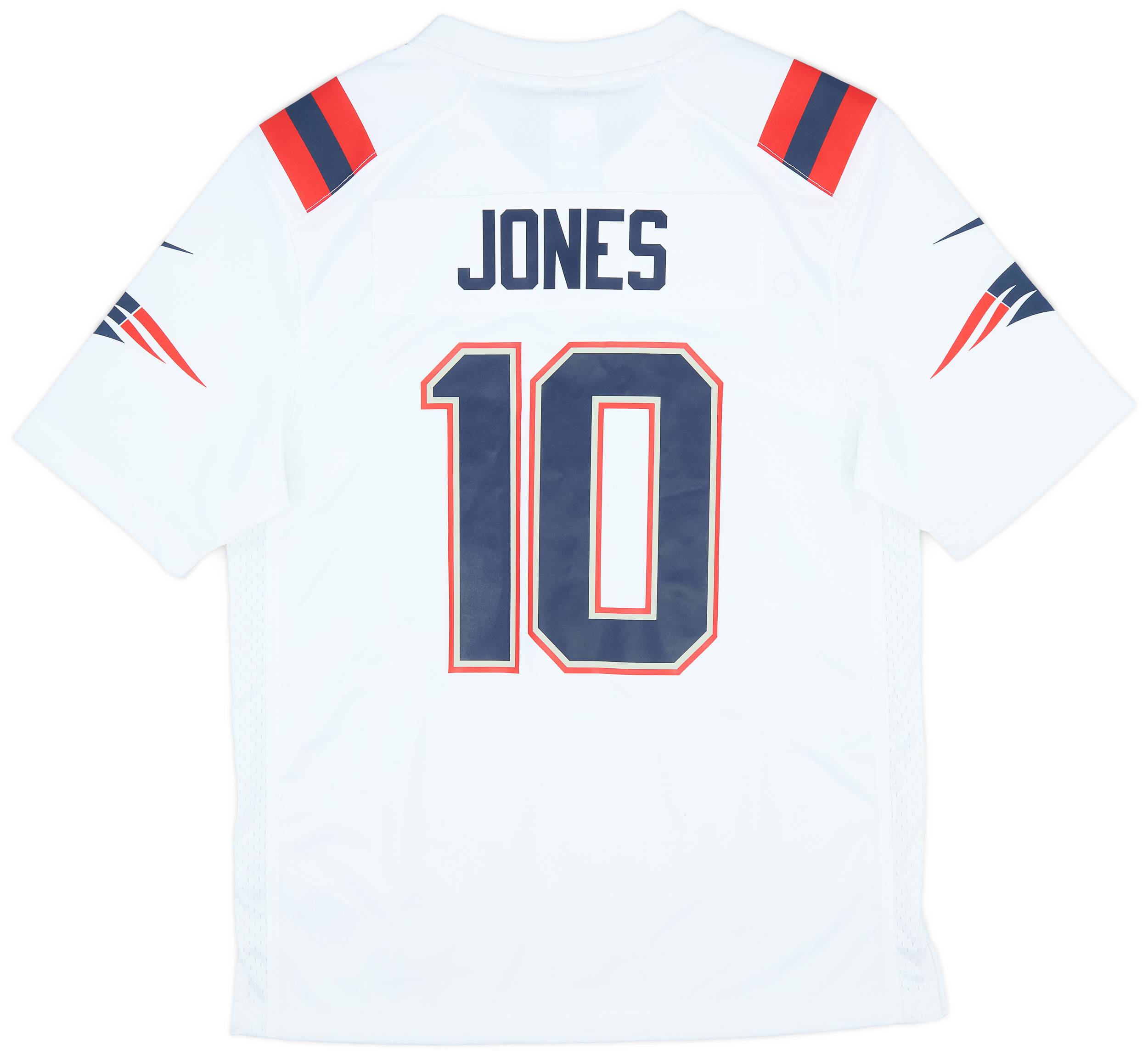 2021-23 New England Patriots Jones #10 Nike Game Away Jersey (M)