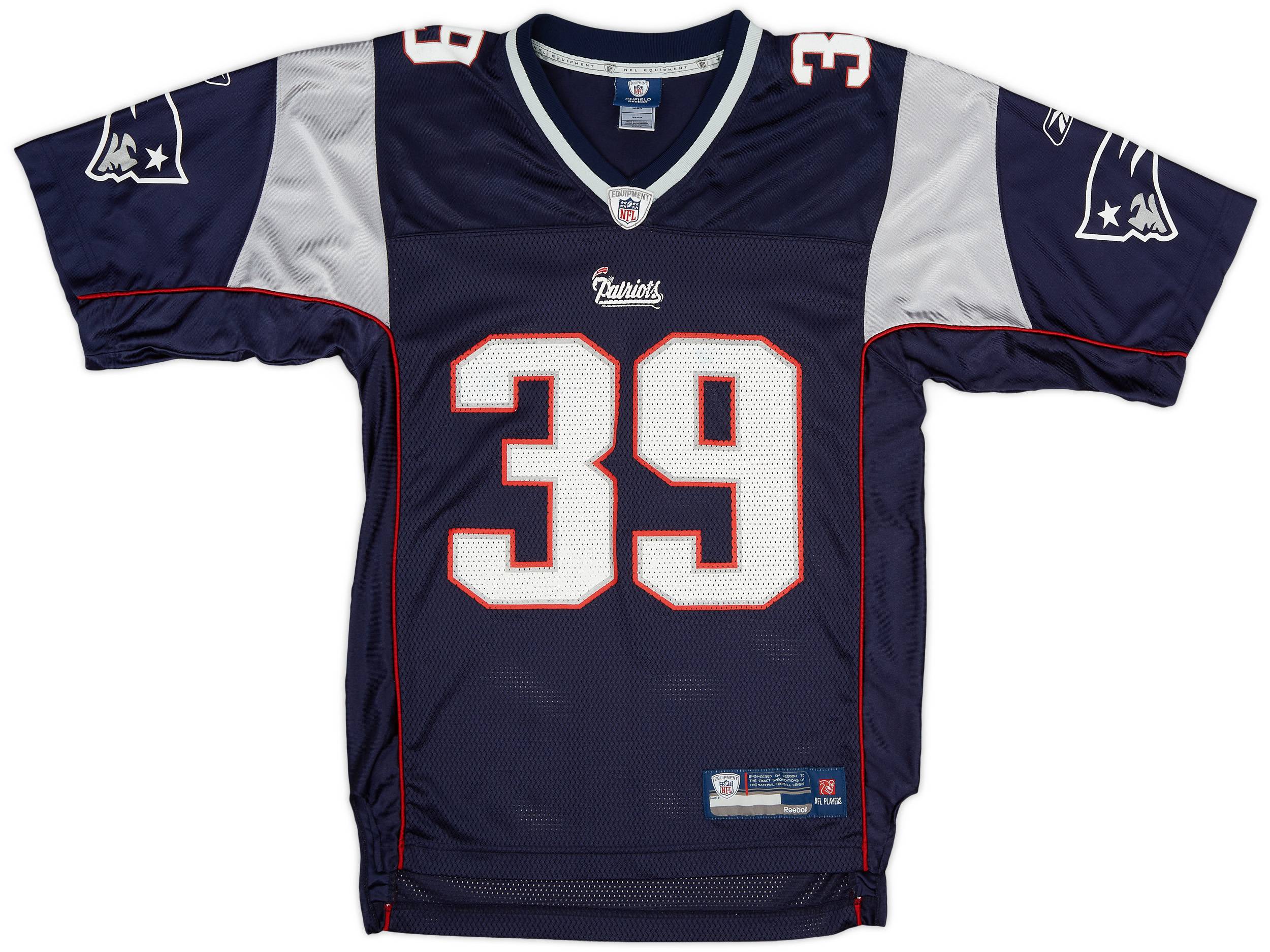 2010 11 New England Patriots Woodhead 39 Reebok On Field Home Jersey Good S