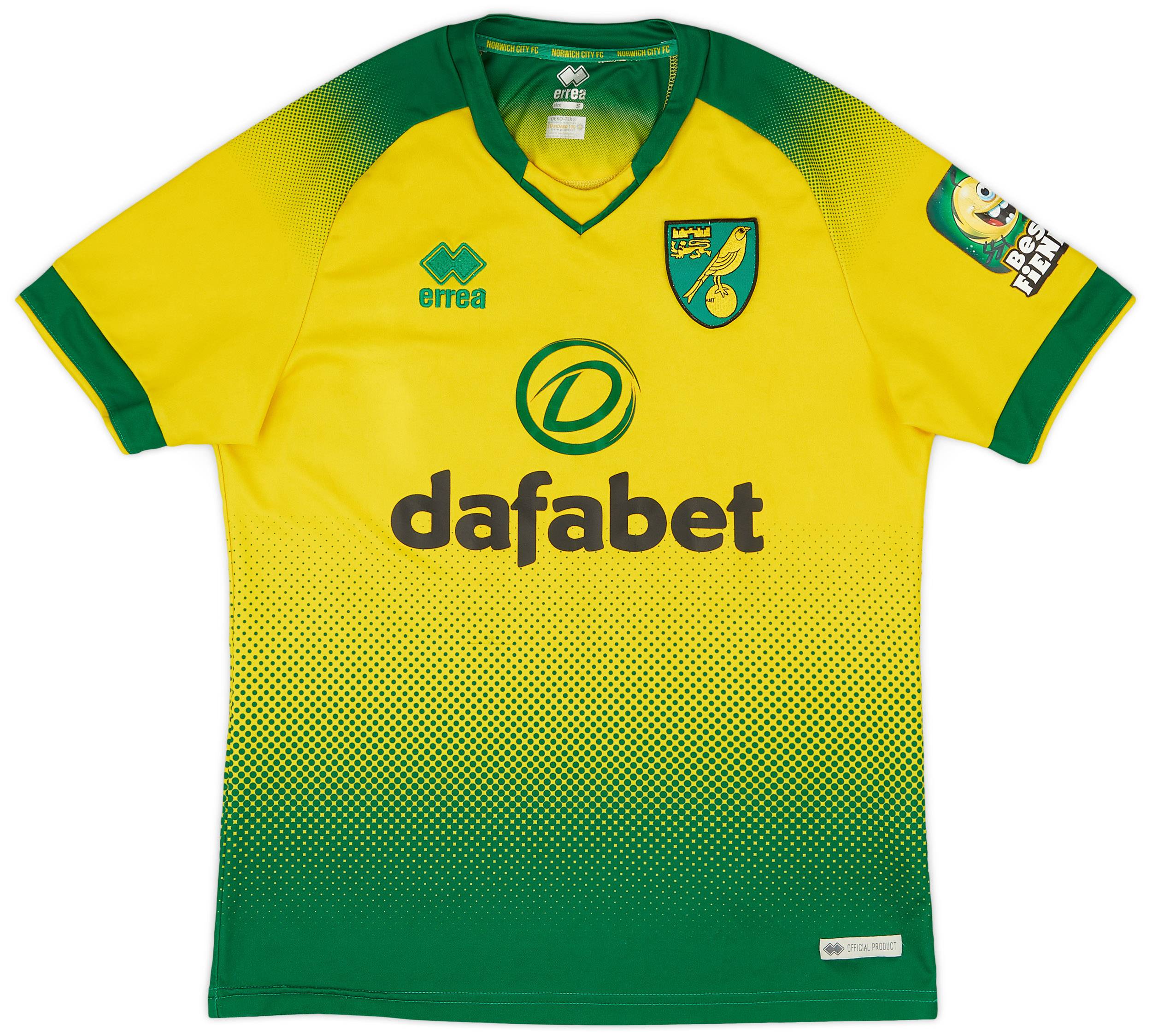 2019-20 Norwich Home Shirt - 6/10 - (S)