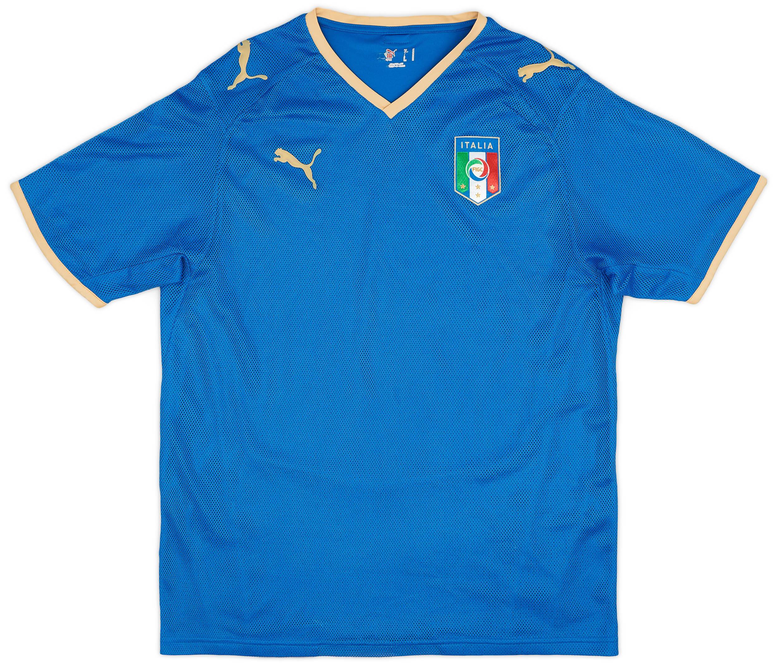 2007-08 Italy Home Shirt - 8/10 - (M)