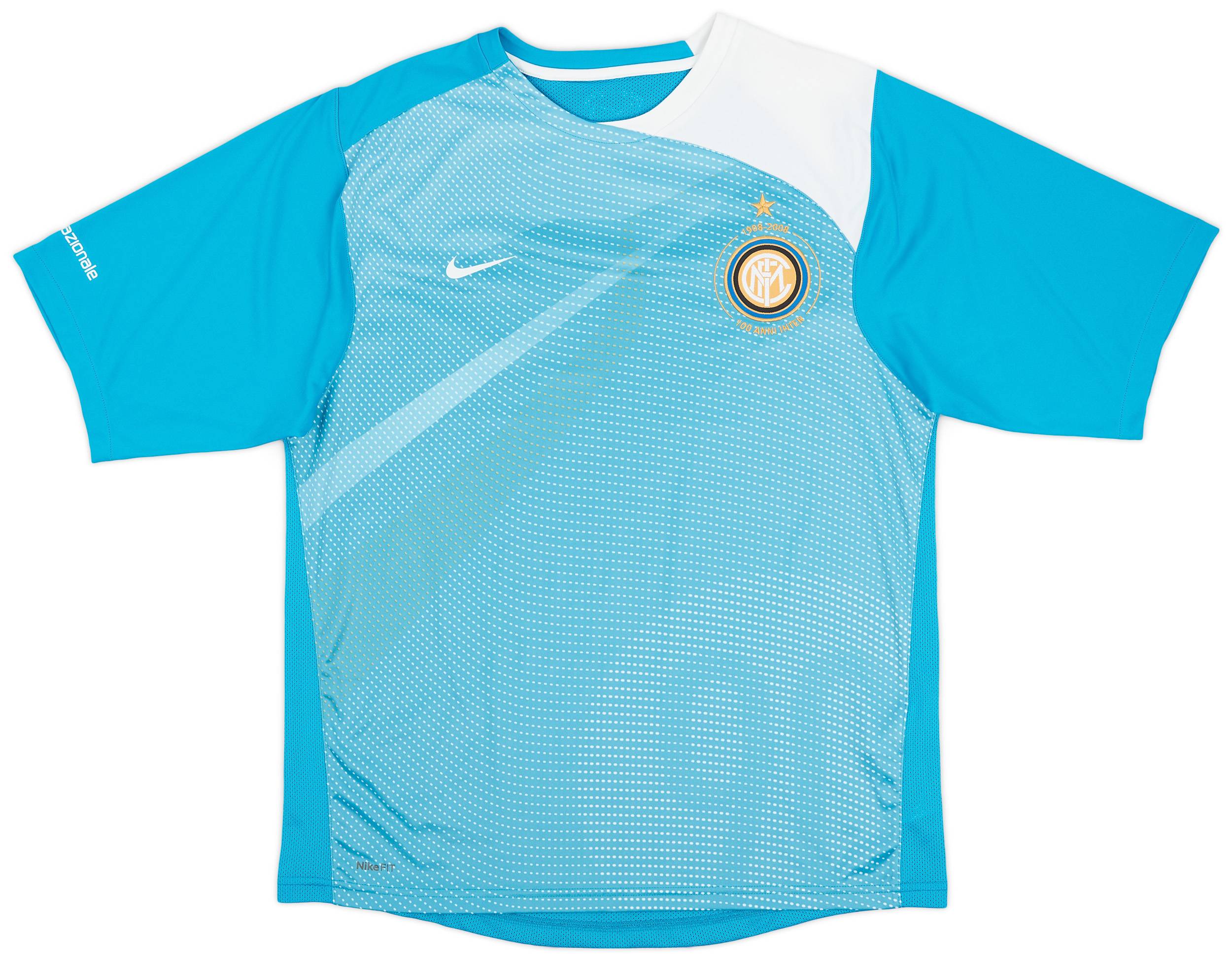 2007-08 Inter Milan Nike Anniversary Training Shirt - 9/10 - (M)