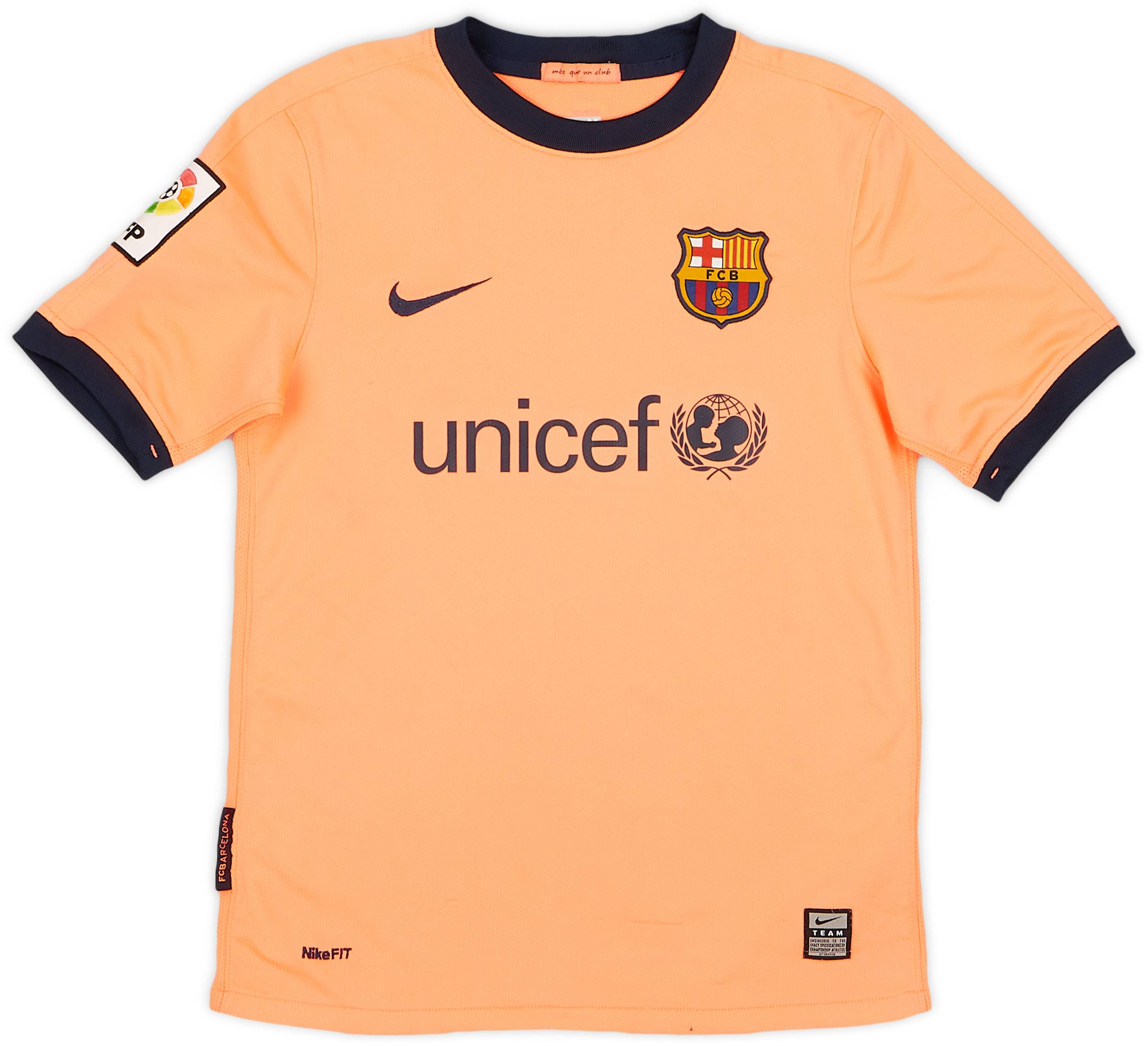 2009-10 Barcelona Away Shirt - 8/10 - (M.Boys)