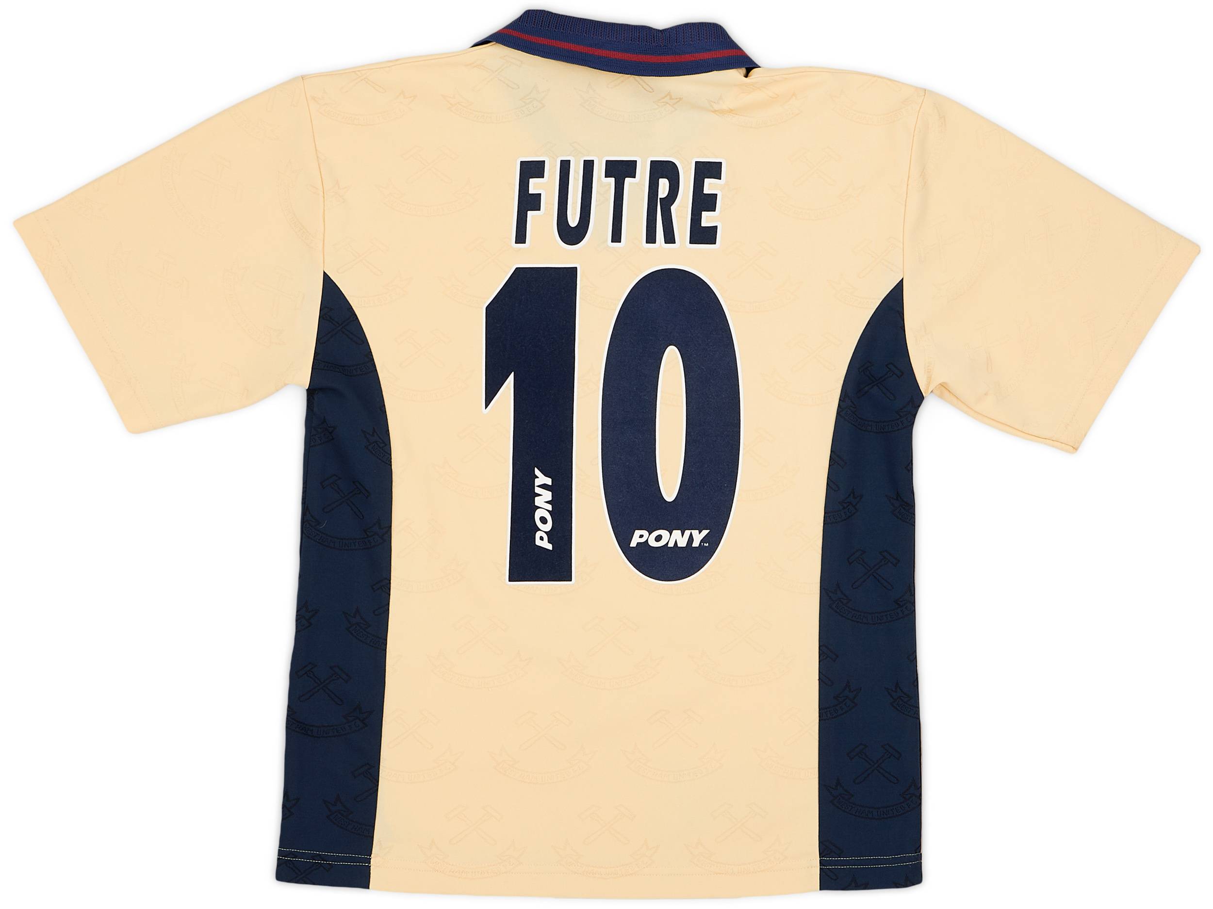 1996-97 West Ham Third Shirt Futre #10 - 8/10 - (Y)