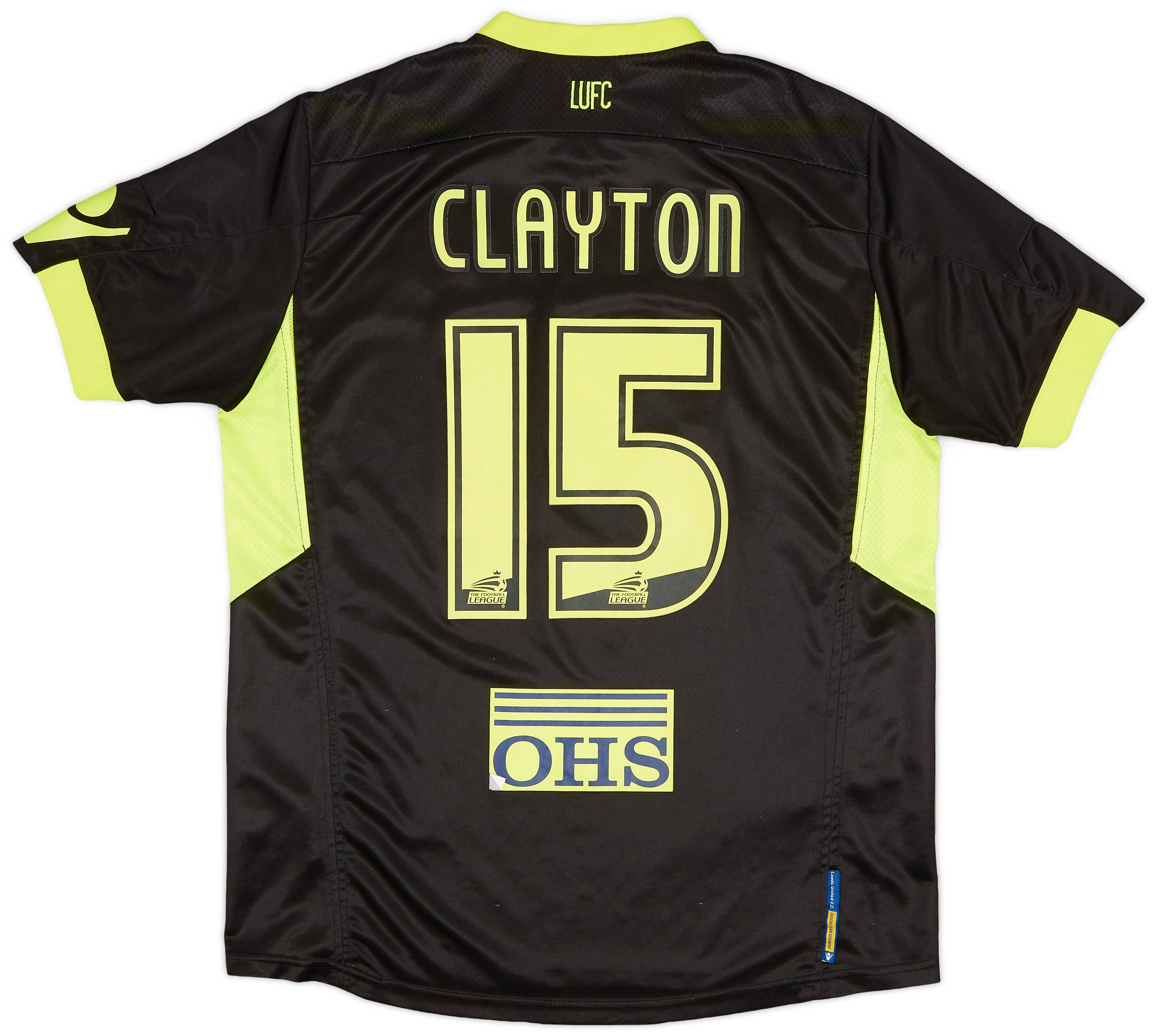 2011-12 Leeds United Away Shirt Clayton #15 - 7/10 - (L)