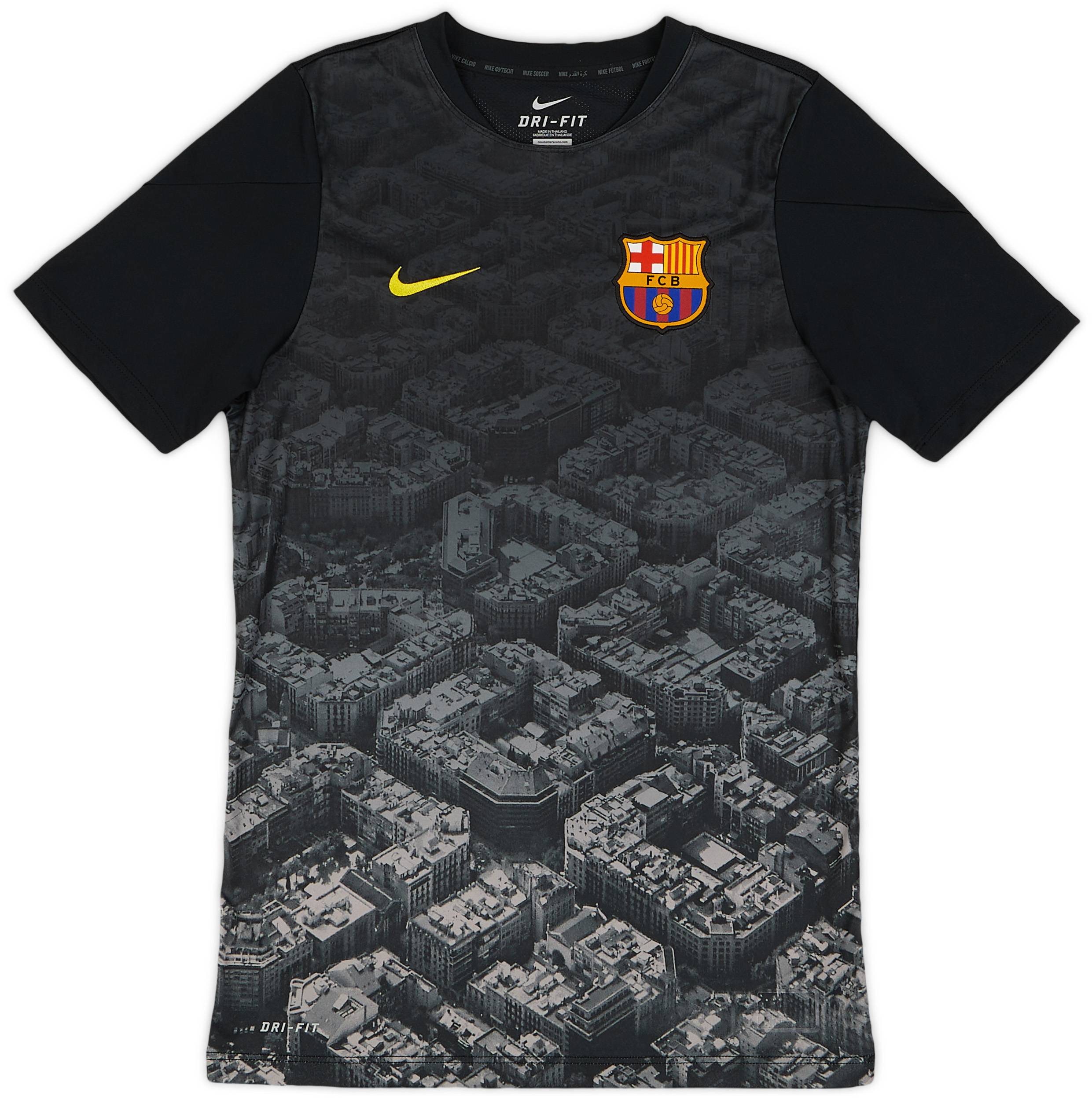 2013 14 Barcelona Nike Training Shirt 7 10 S