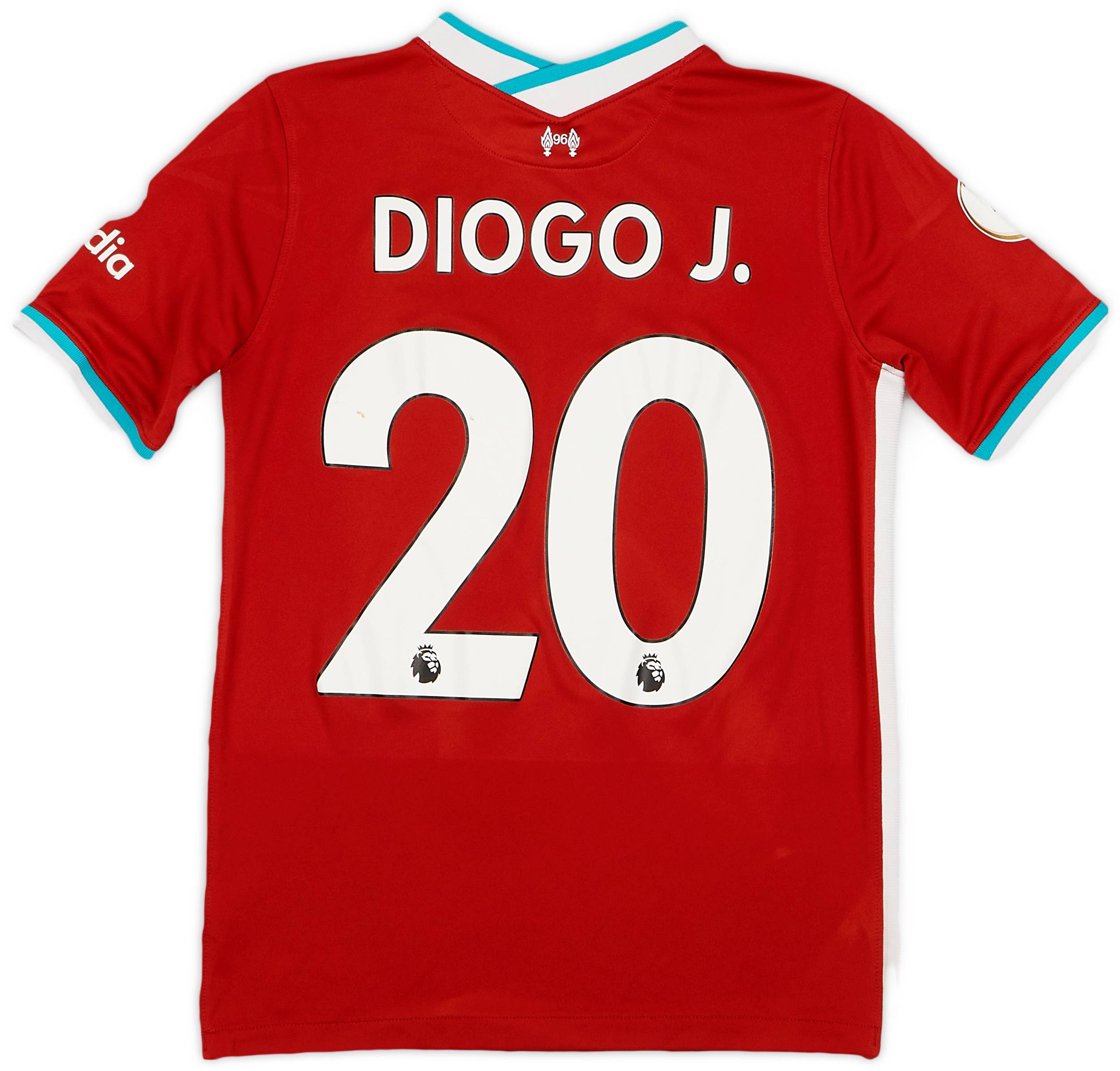2021-22 Liverpool Home Shirt Diogo J. #20 - 7/10 - (XL.Boys)