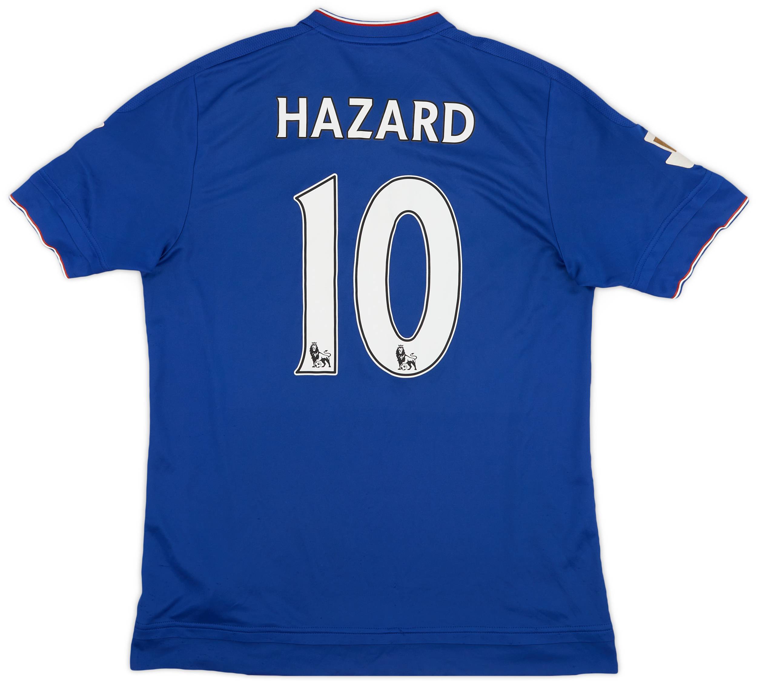 ウェア Hazard15-16Chelsea PremierLeague uniform 2015-16 Chelsea Home Shirt Hazard #10 - 5/10 - (M)