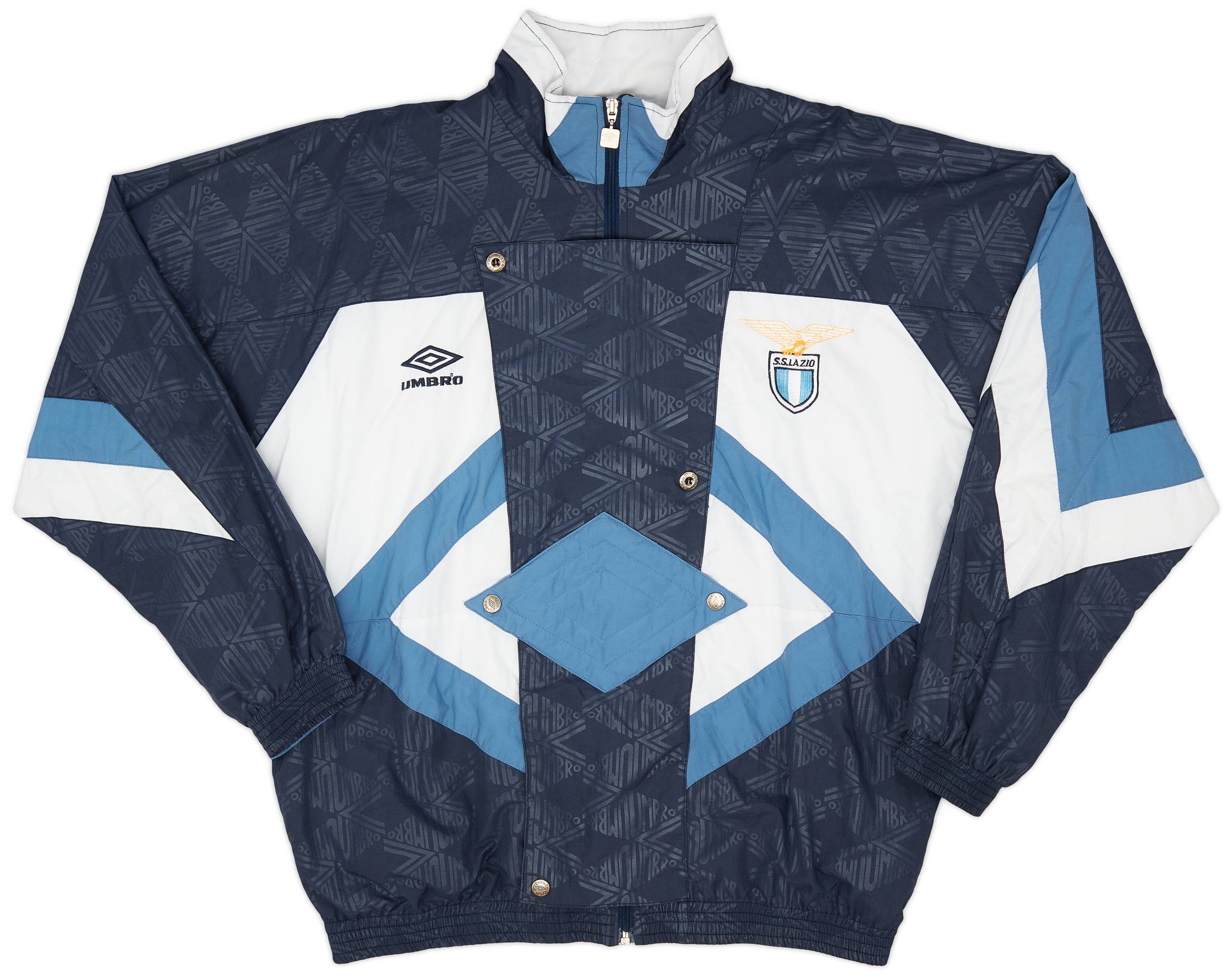 1992-93 Lazio Umbro Track Jacket - 9/10 - (XL)