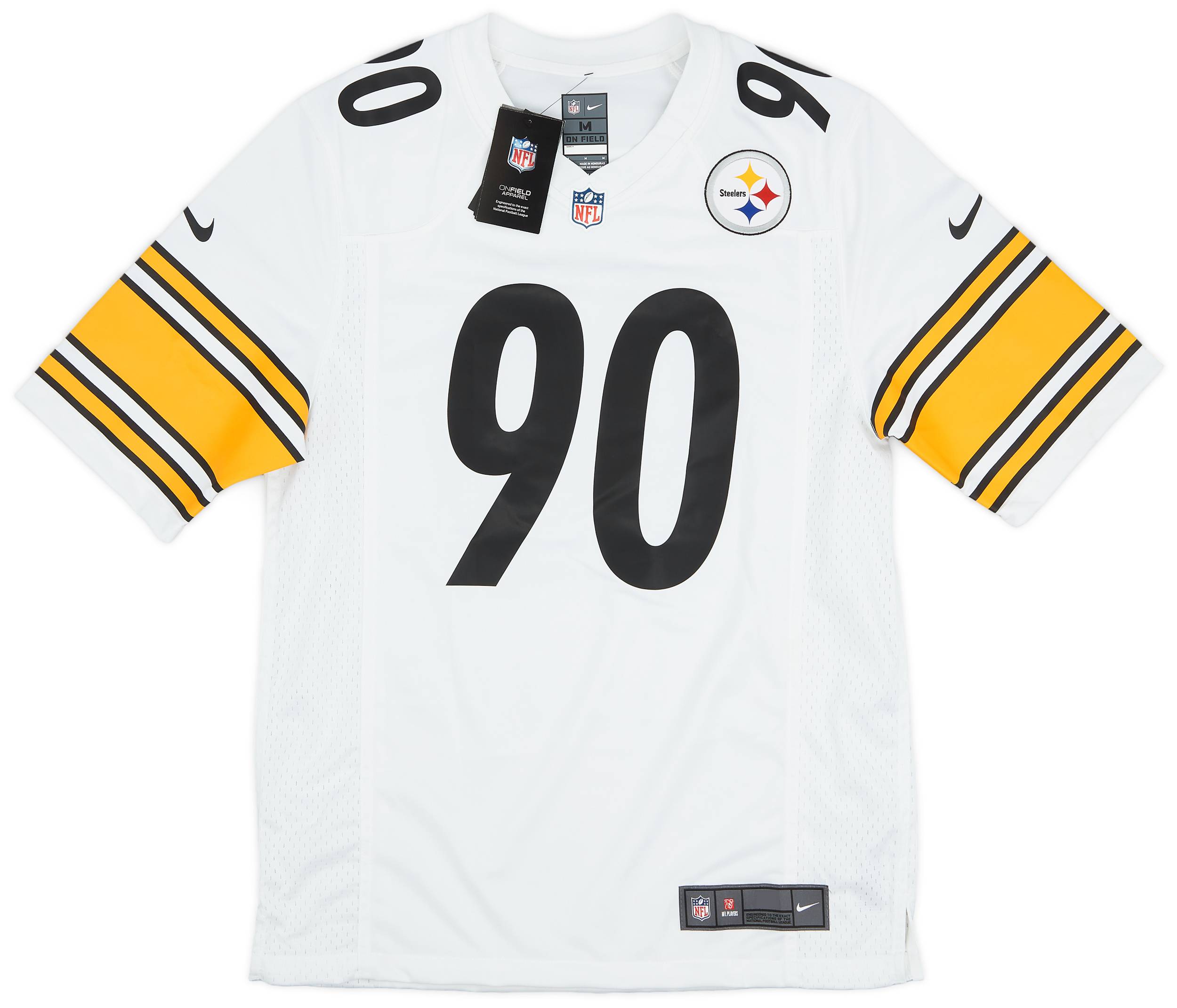2018-23 Pittsburgh Steelers Watt #90 Nike Game Away Jersey (M)