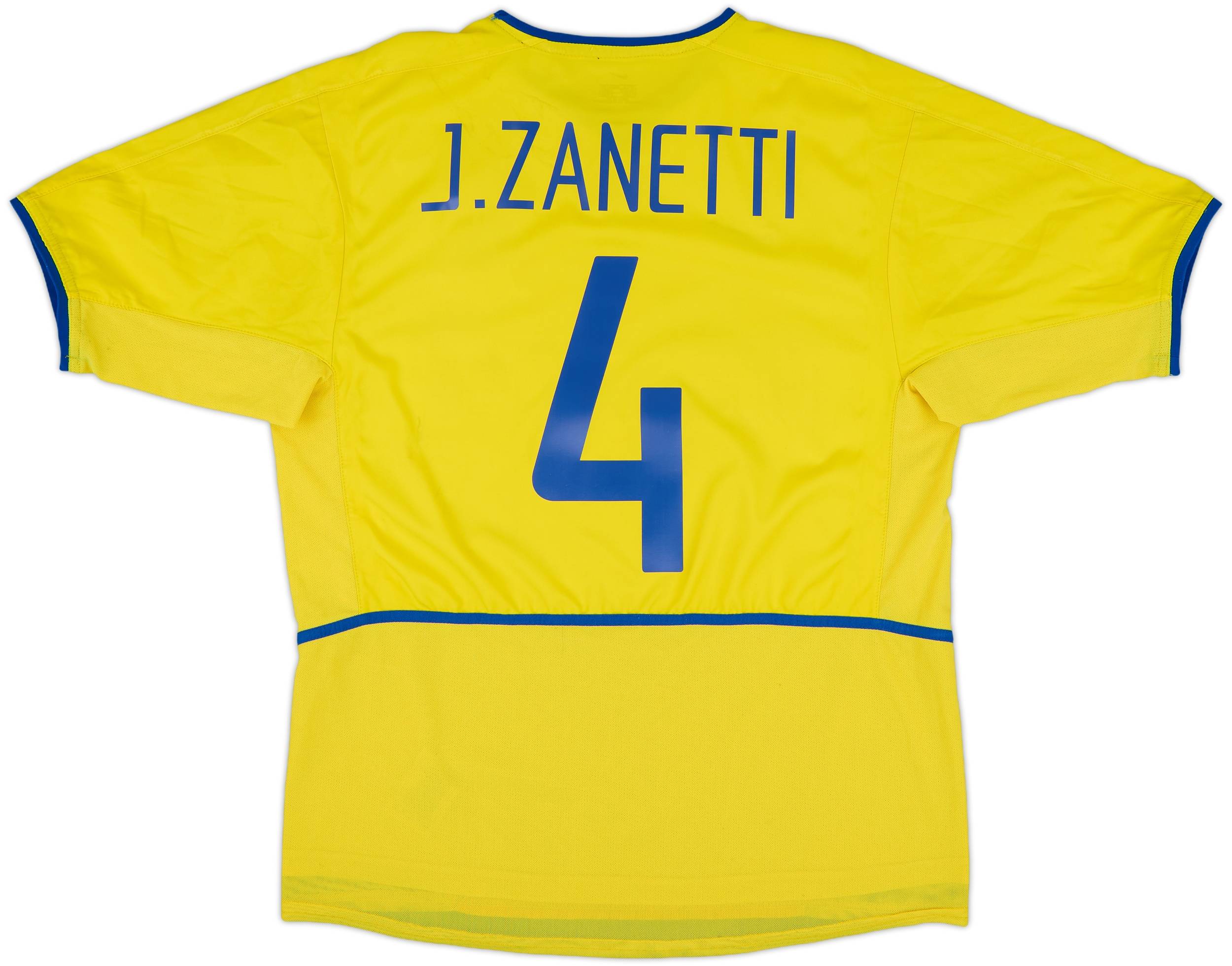 2002-03 Inter Milan Third Shirt Zanetti #4 - 8/10 - (L)