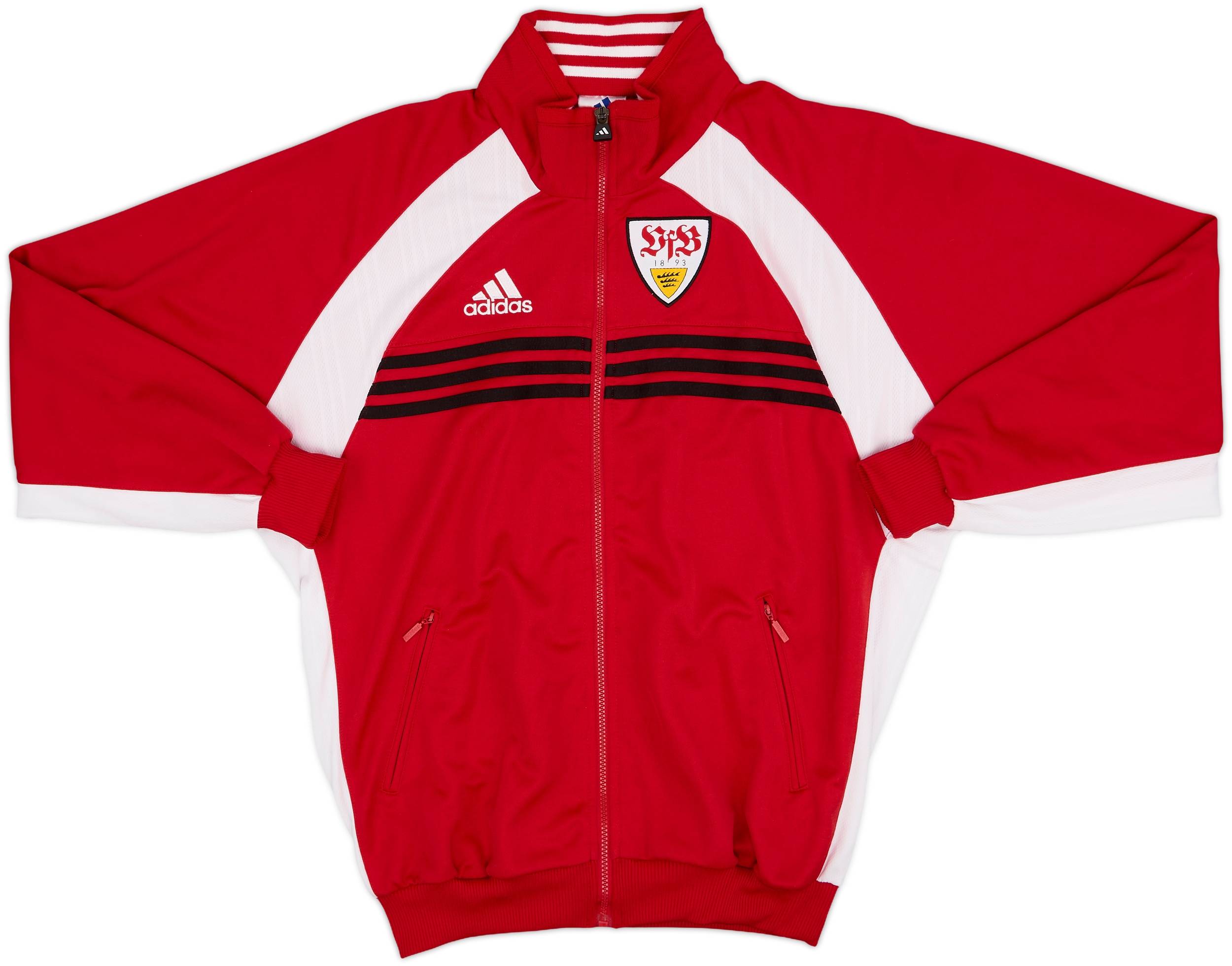 ウェア adidas stuttgart Vintage 90's Adidas VfB Stuttgart Football Sweatshirt Soccer