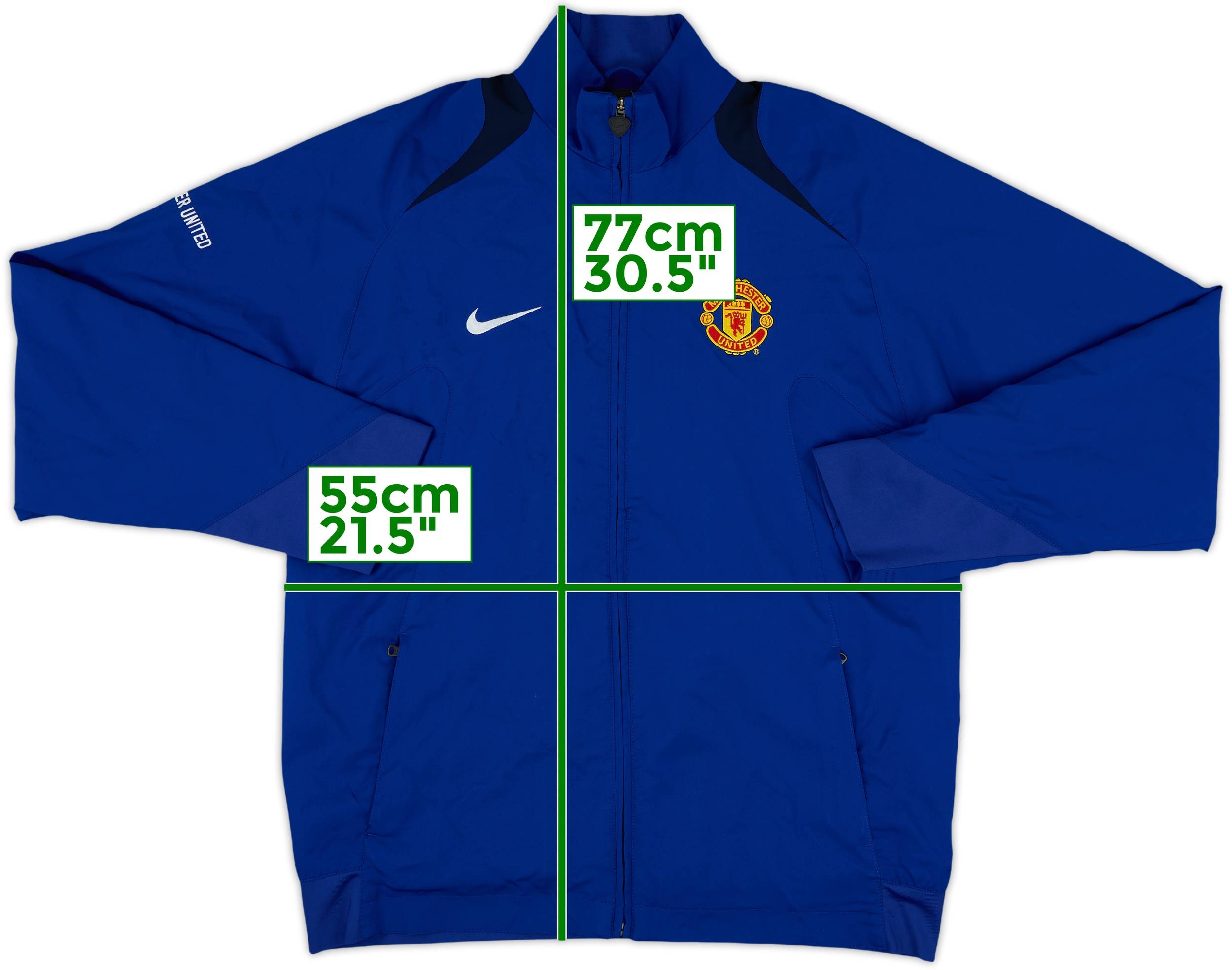 2005-06 Manchester United Nike Track Jacket - 8/10 - (M)