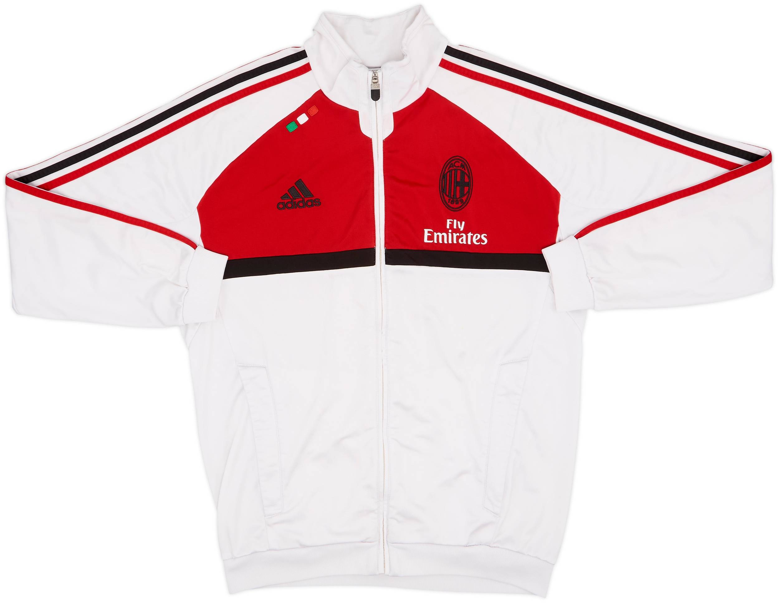 Jacket Felpa Adidas Milan 2011-12 AC Milan Adidas Track Jacket