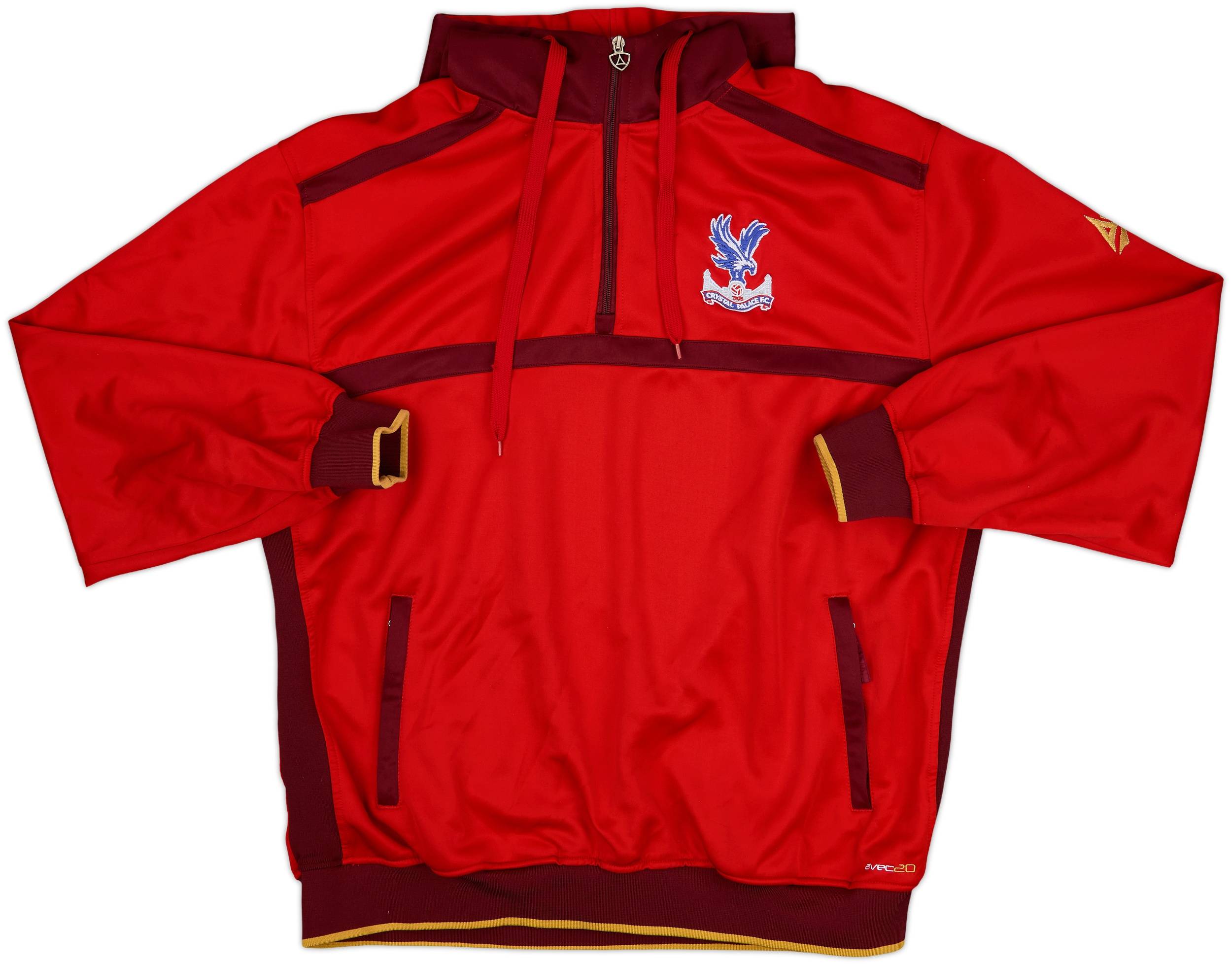 2012-14 Crystal Palace Avec 1/4 Zip Hooded Track Jacket - 10/10