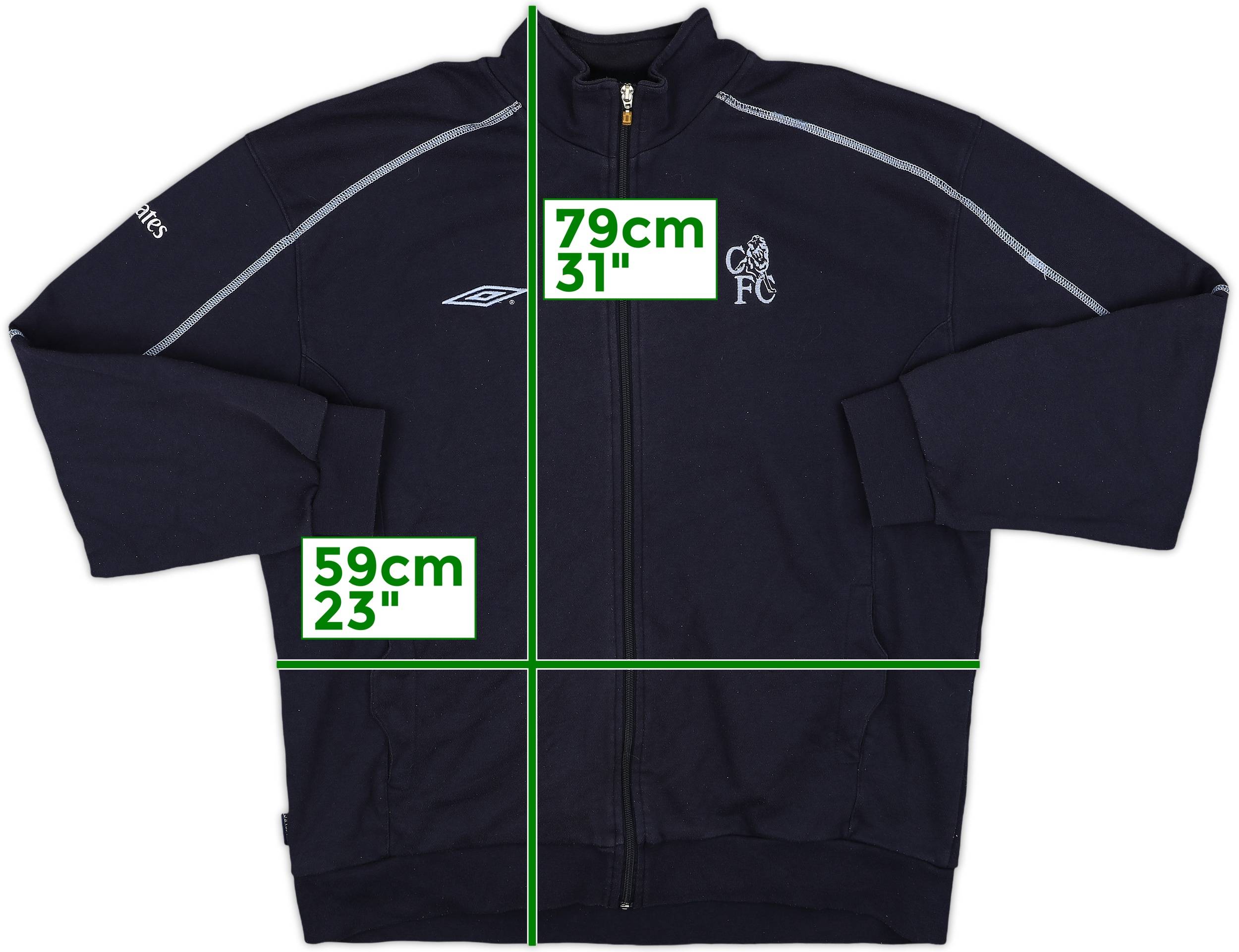 2001-02 Chelsea Umbro Track Jacket - 8/10 - (XL)