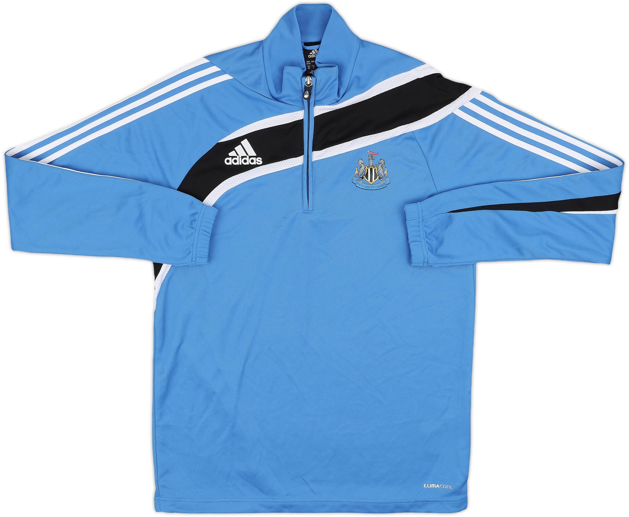 2009-10 Newcastle United adidas 1/4 Zip Training Top - 8/10