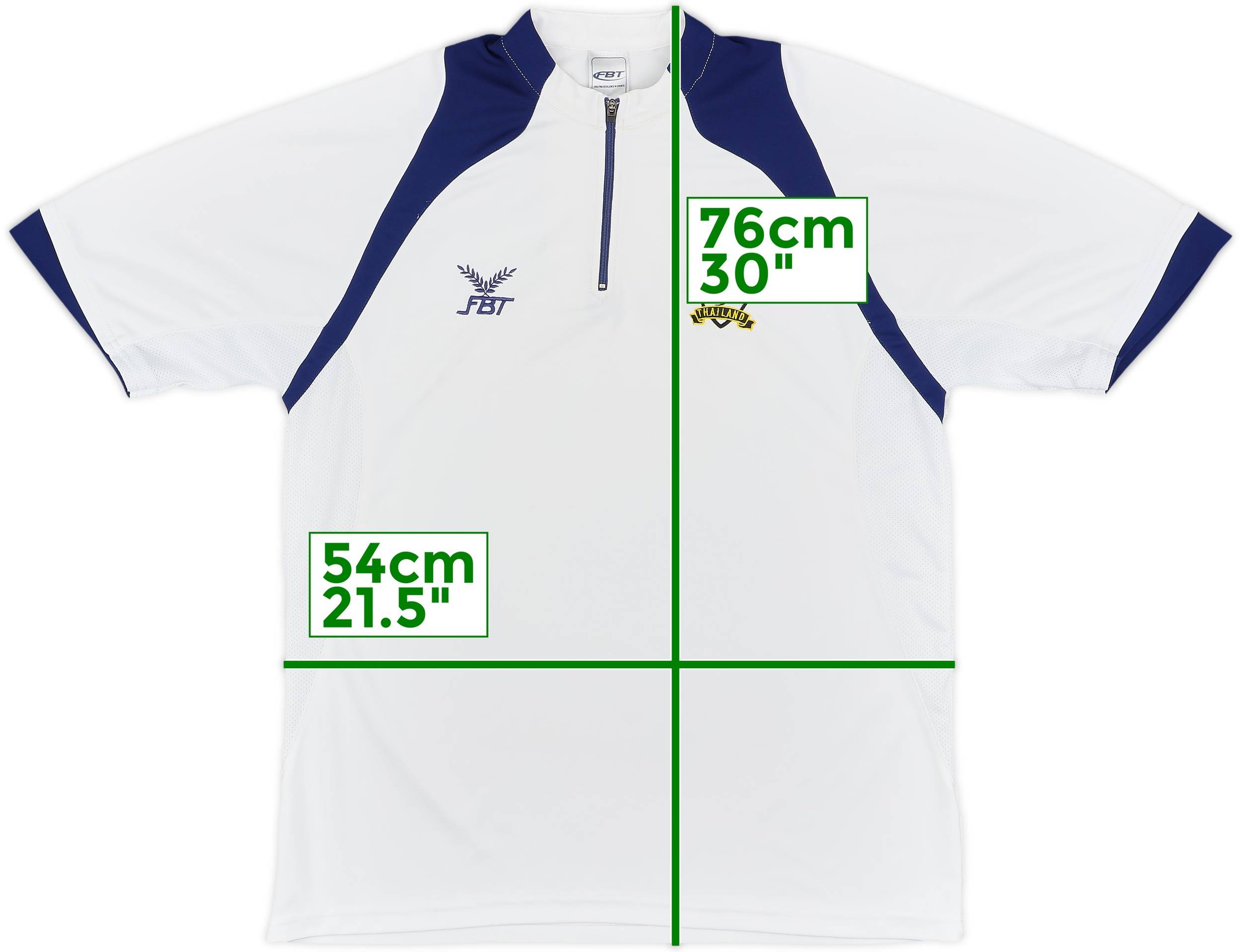 2006-07 Thailand FBT 1/4 Zip Training Shirt - 10/10 - (L)