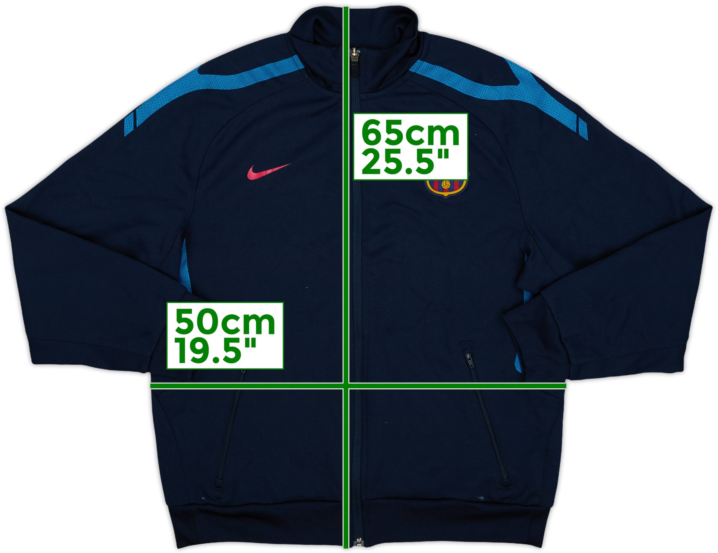 【早い者勝ち】FC Barcelona トラックジャケット XL 新品タグ付き FC Barcelona Track Top Jacket Nike Blue Full Zip Training