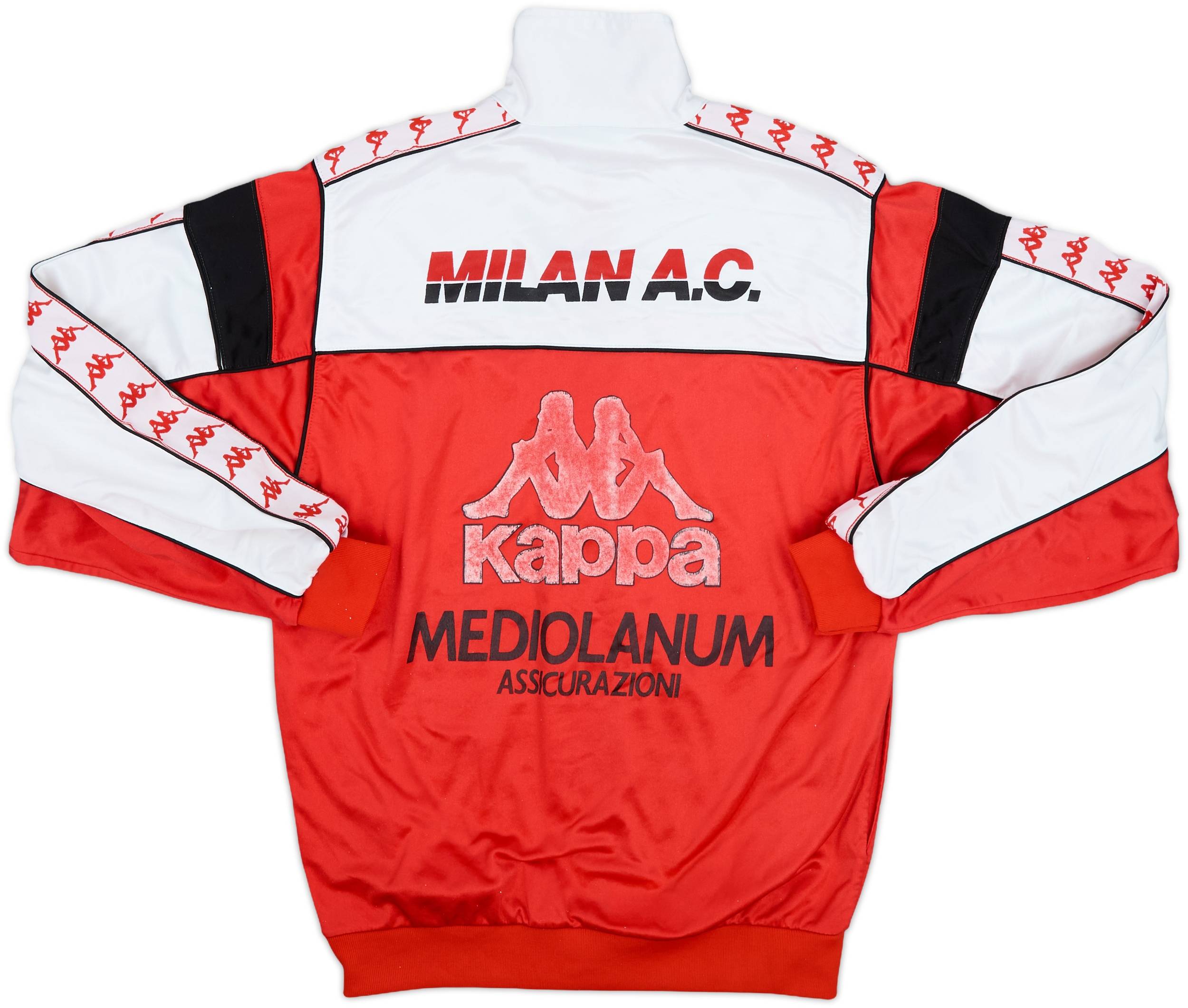 1988-90 AC Milan Kappa Track Jacket - 6/10 - (S)