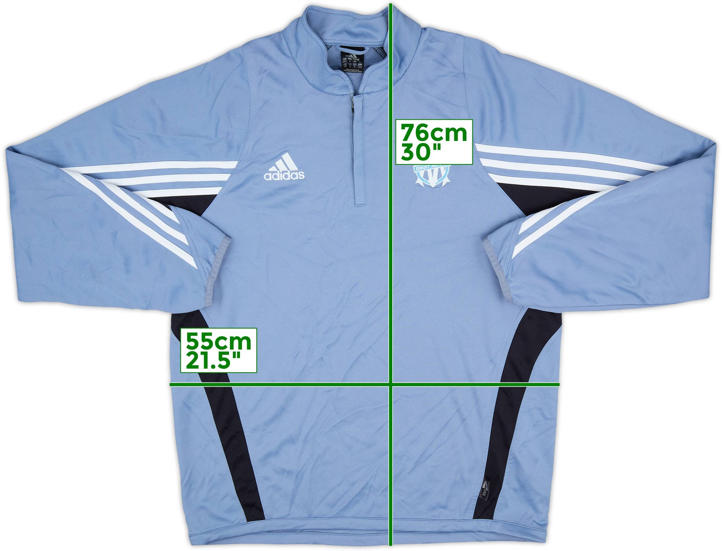 ウェア 00s adidas \"Olympique Marseille\" 2004-05 Olympique Marseille adidas Hooded Rain Jacket - 8/10