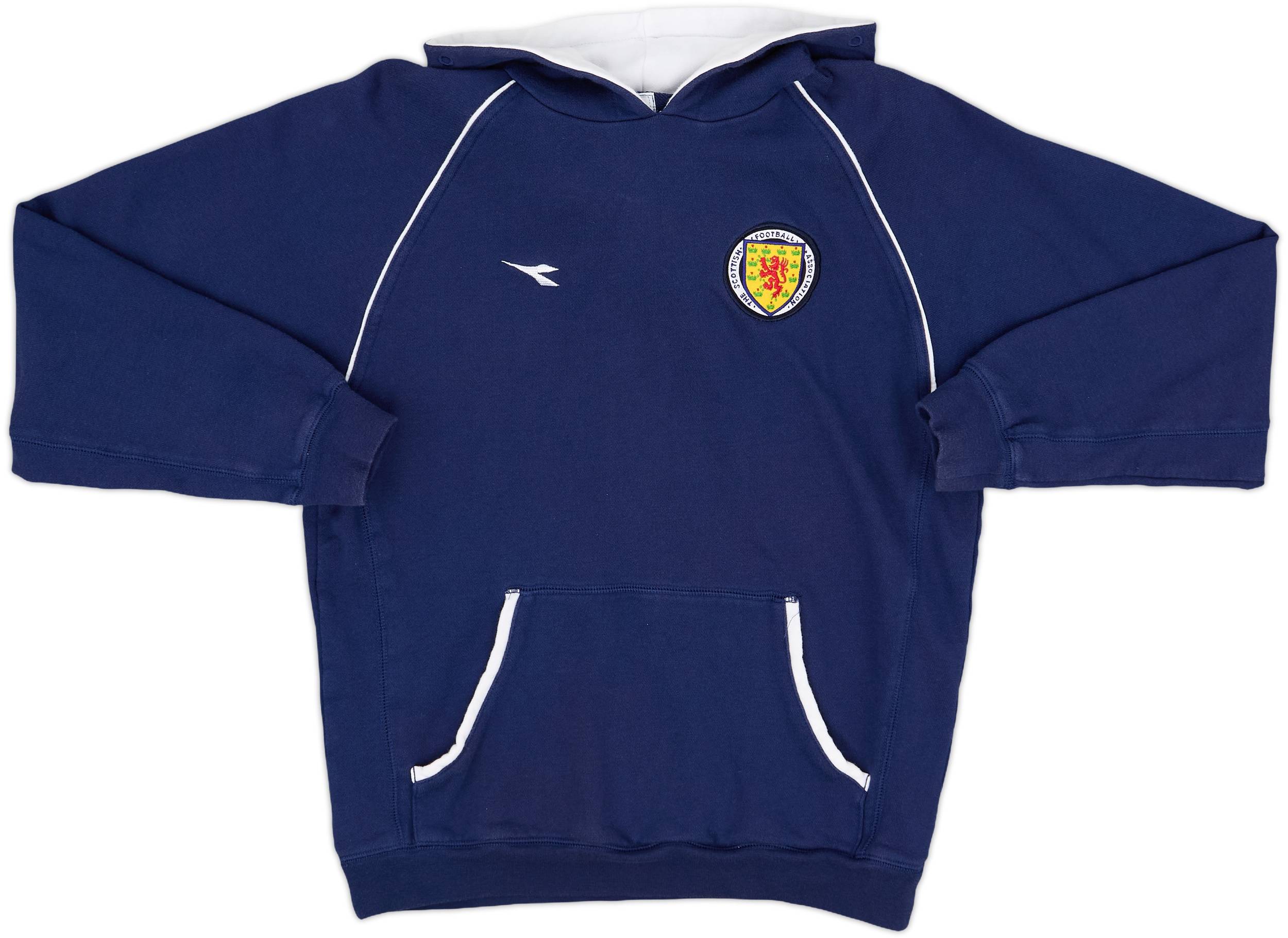 2005-06 Scotland Diadora Hooded Top - 8/10 - (S)