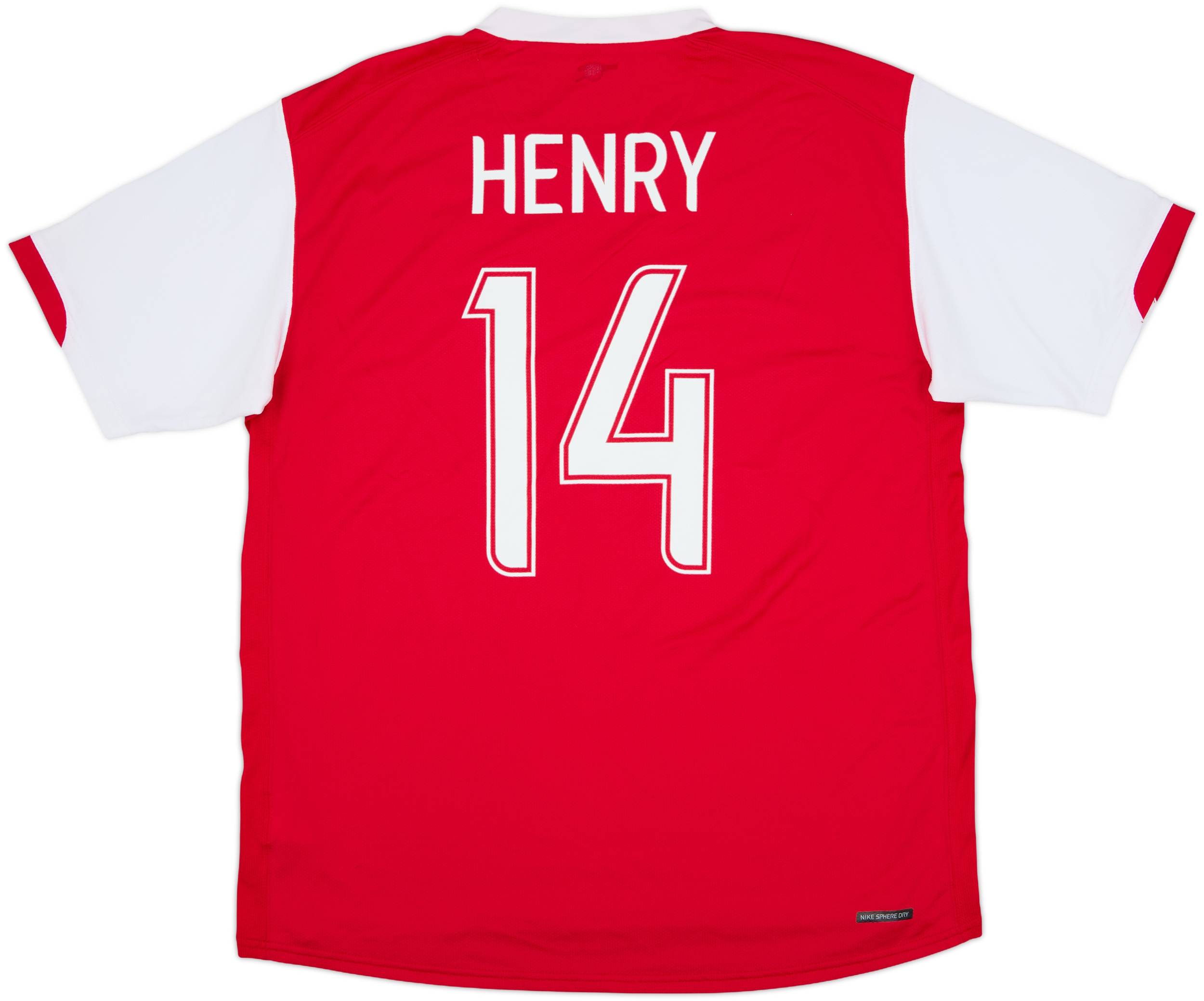2006-08 Arsenal Home Shirt Henry #14 - 6/10 - (L)