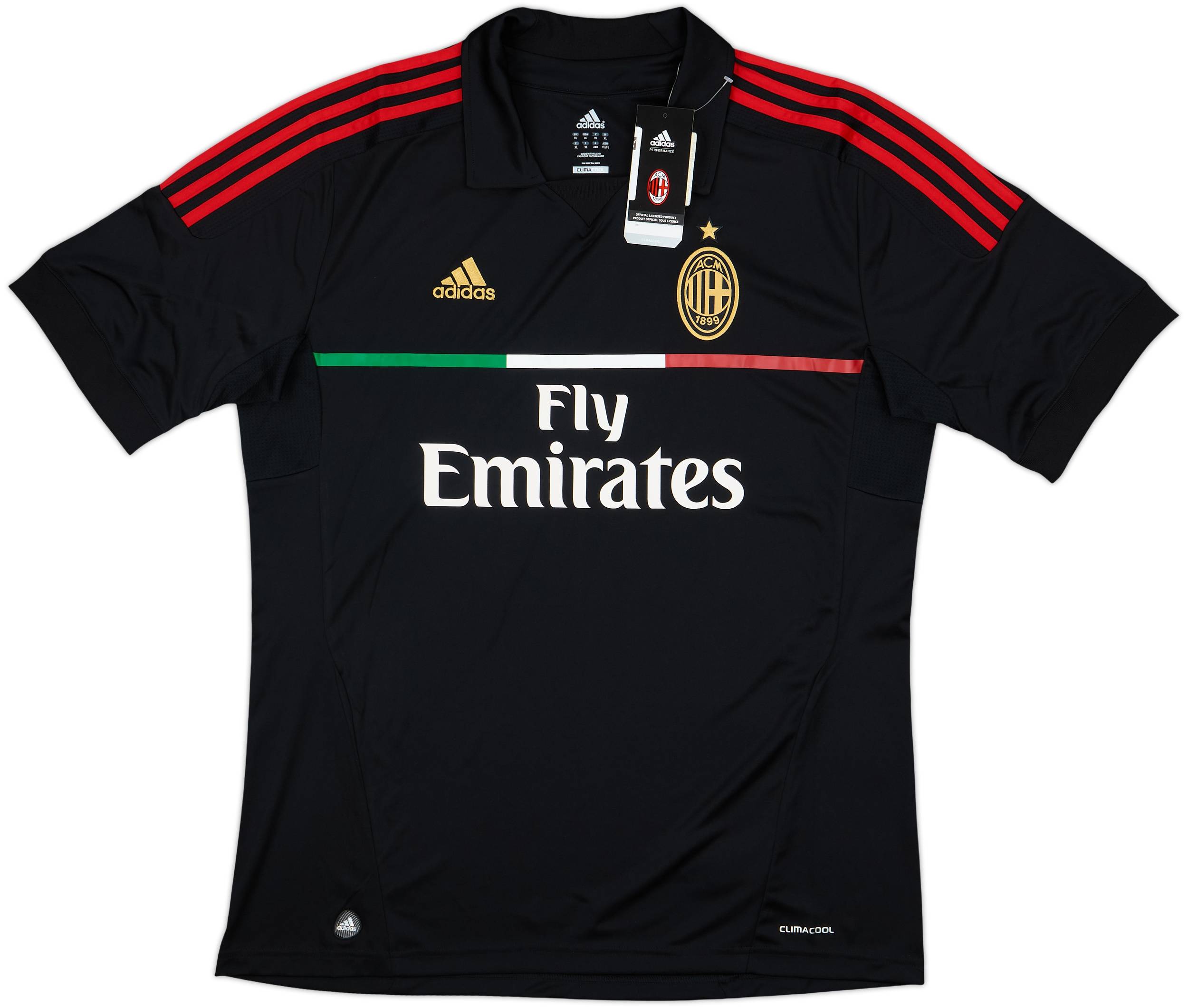 2011-12 AC Milan Third Shirt Ibrahimovic #11 (XL)