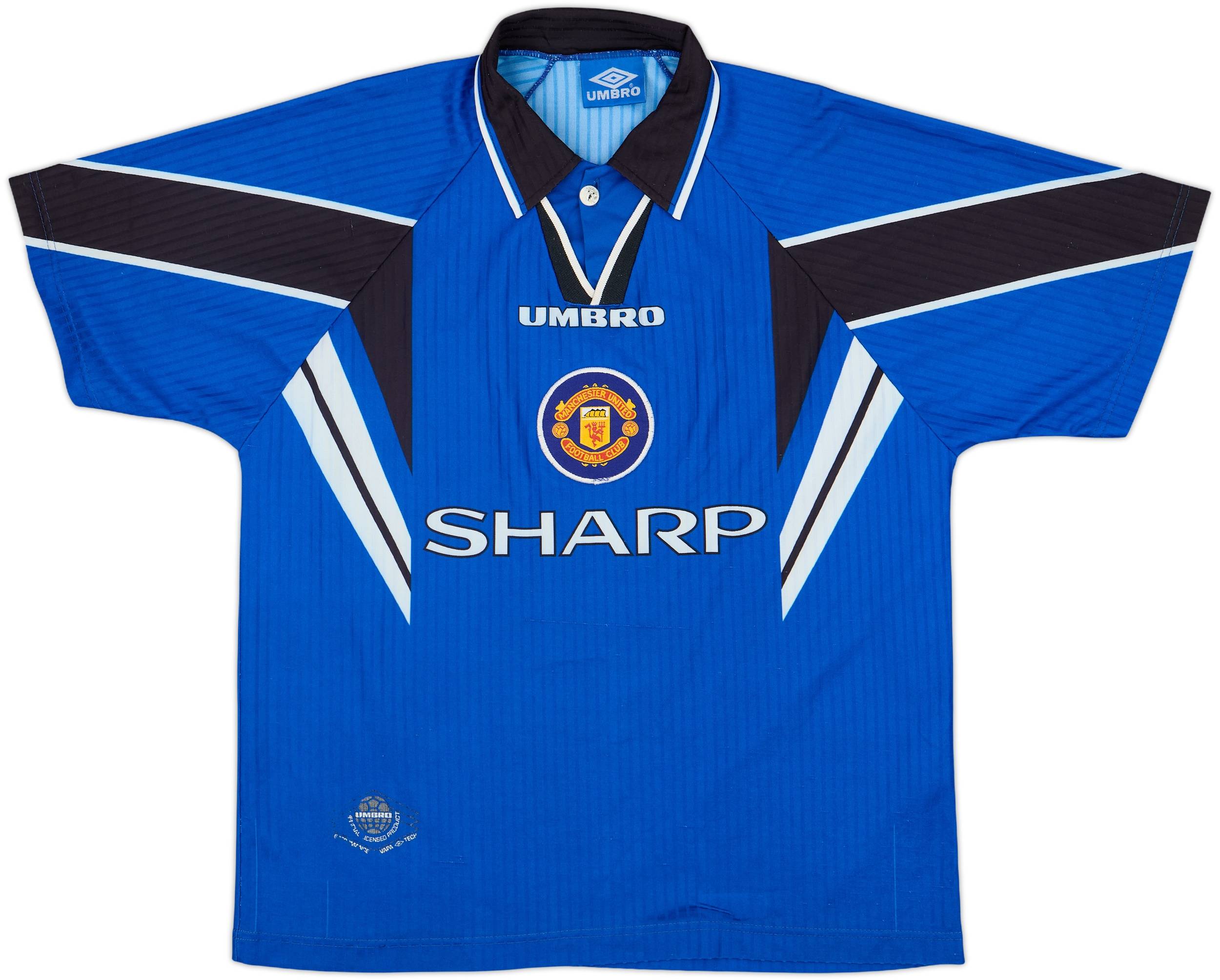 1996-98 Manchester United Third Shirt Cantona #7 - 7/10 - (L)