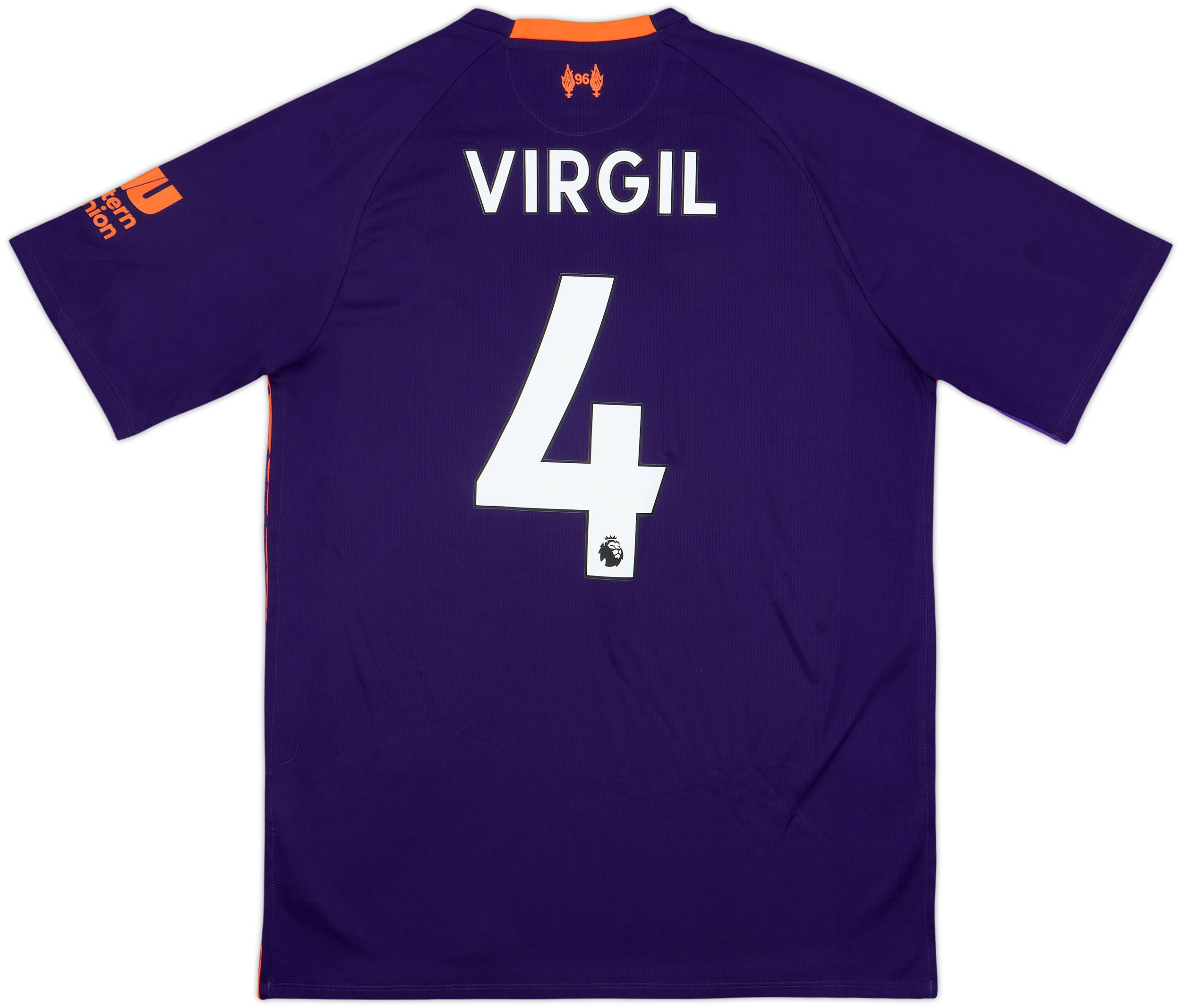 2018-19 Liverpool Away Shirt Virgil #4 - 9/10 - (L)