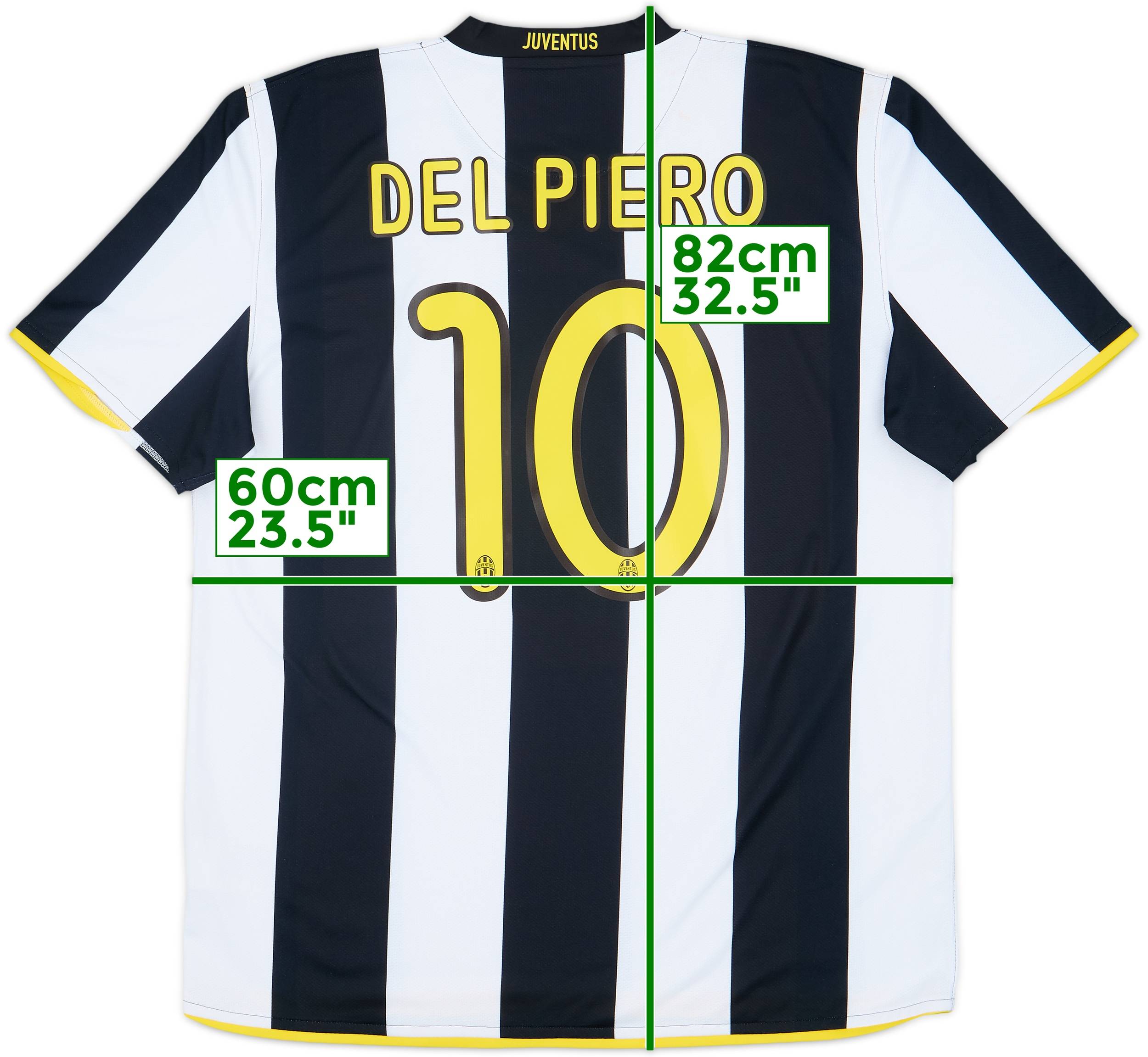 2008-09 Juventus Home Shirt Del Piero #10 - 6/10 - (XL)