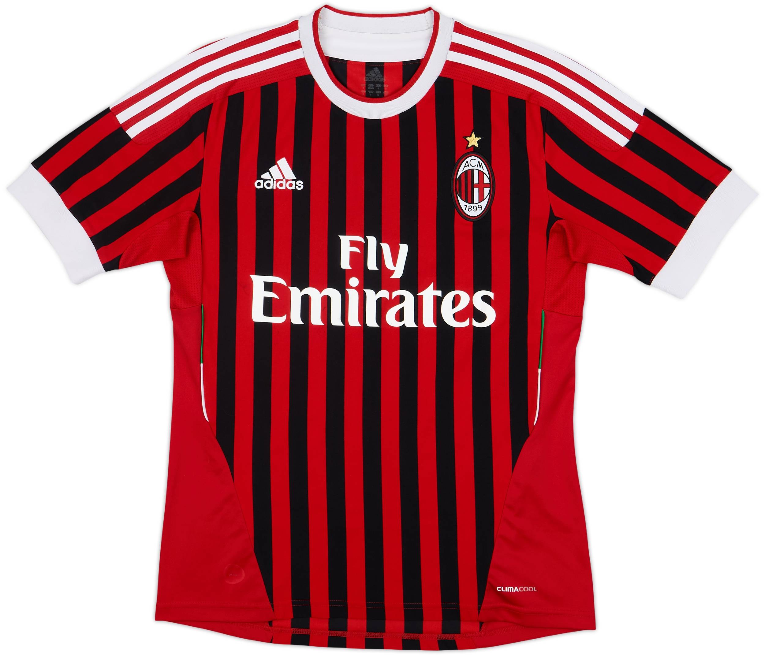 2011-12 AC Milan Home Shirt Ibrahimovic #11 - 7/10 - (S)