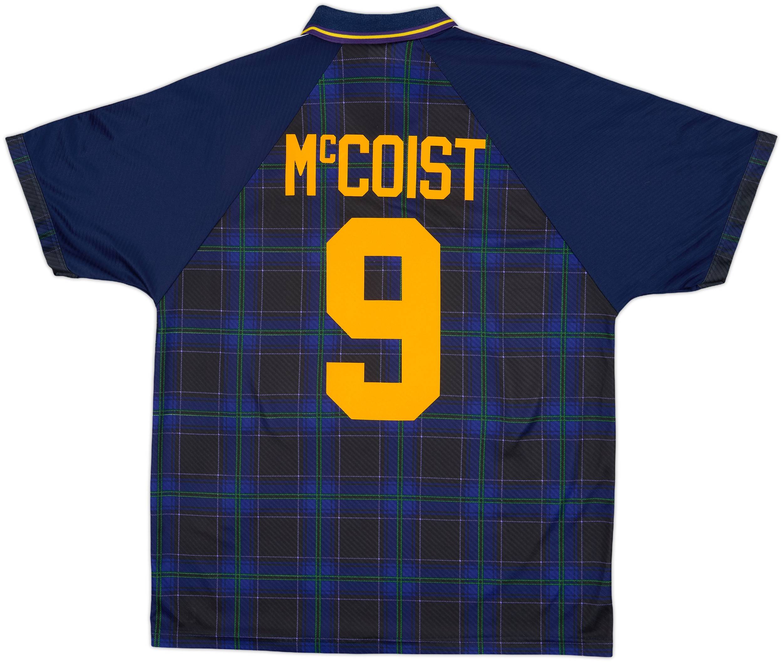 【新品】アンブロ スコットランド代表 タータンチェック 94-96 ホーム L 1994-96 Scotland Match Issue Home L/S Shirt #4 (McCall)