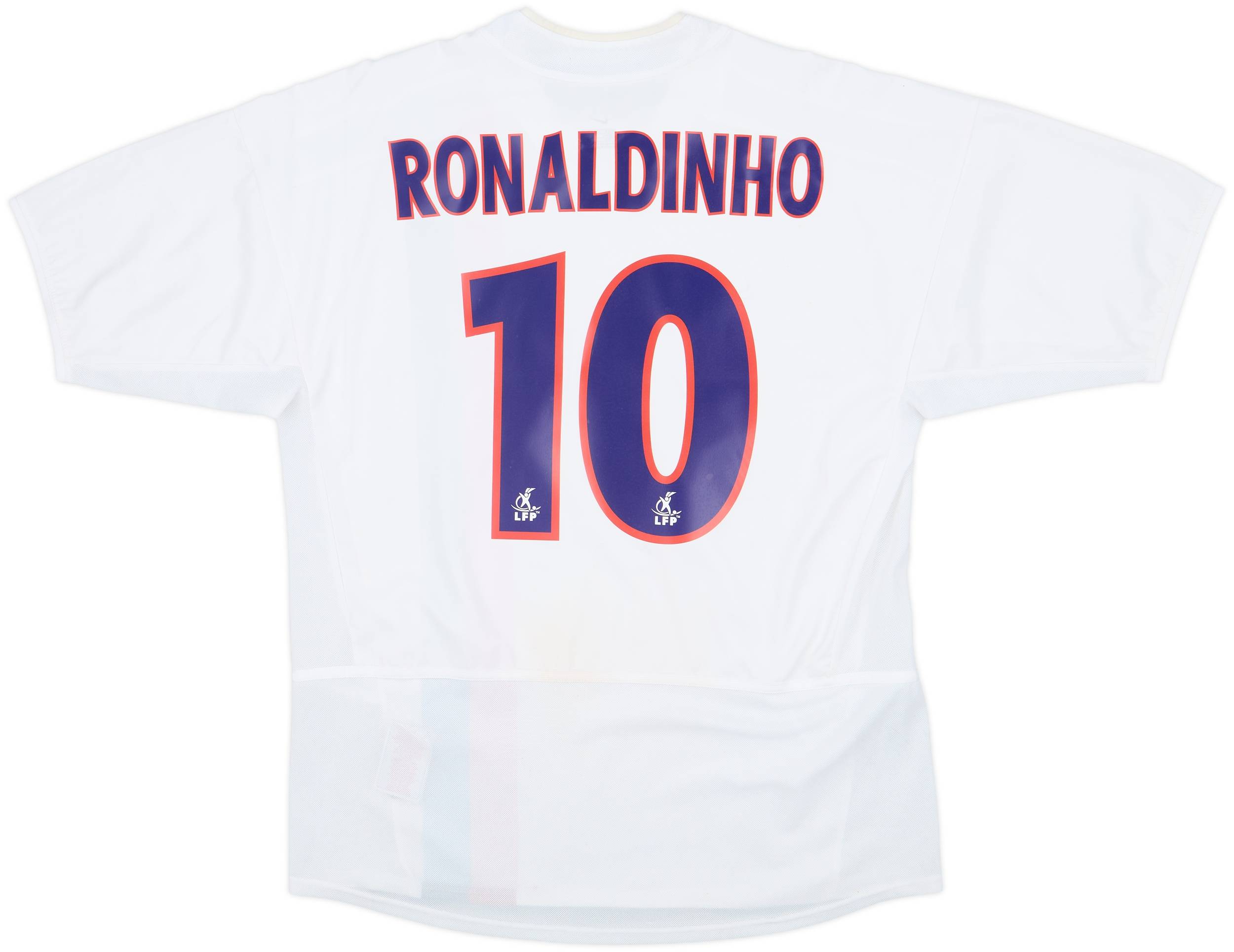 Nike パリ・サンジェルマン RONALDINHO 10 シャツ S 2003-04 Paris Saint-Germain Third Shirt Ronaldinho #10 - 6/10 - (M)