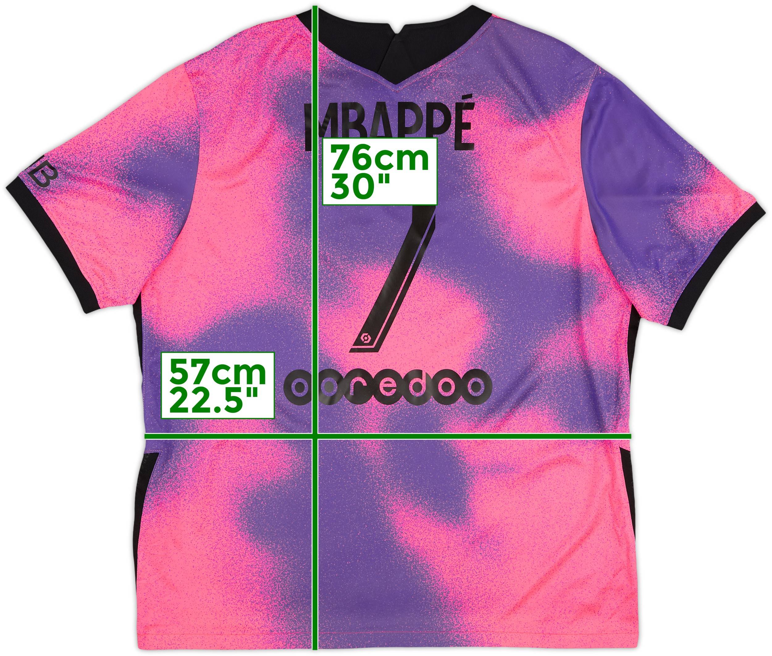 2020-21 Paris Saint-Germain Fourth Shirt Mbappe #7 - 10/10 - (XL)