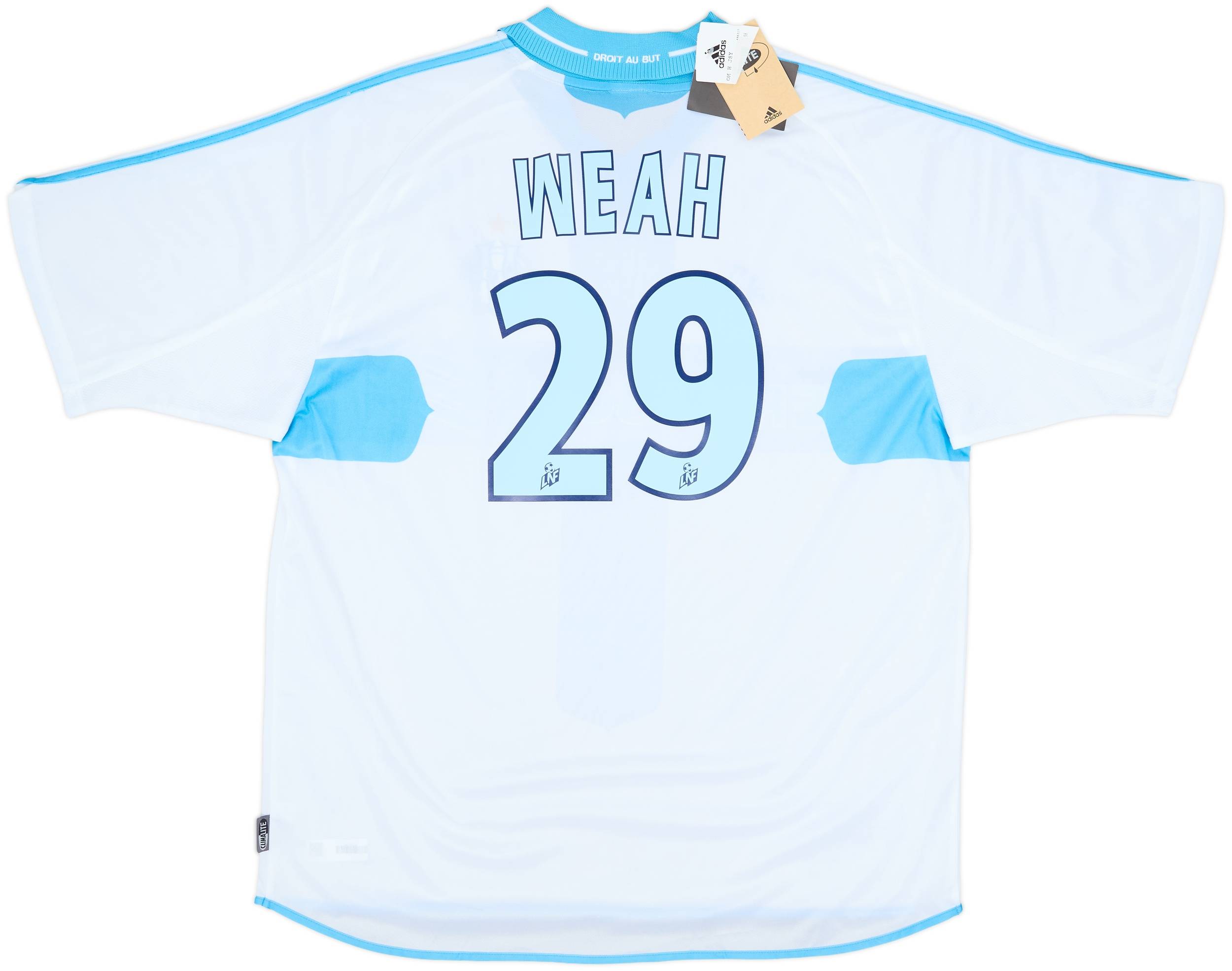 2000-01 Olympique Marseille Home Shirt Weah #29 (XL)