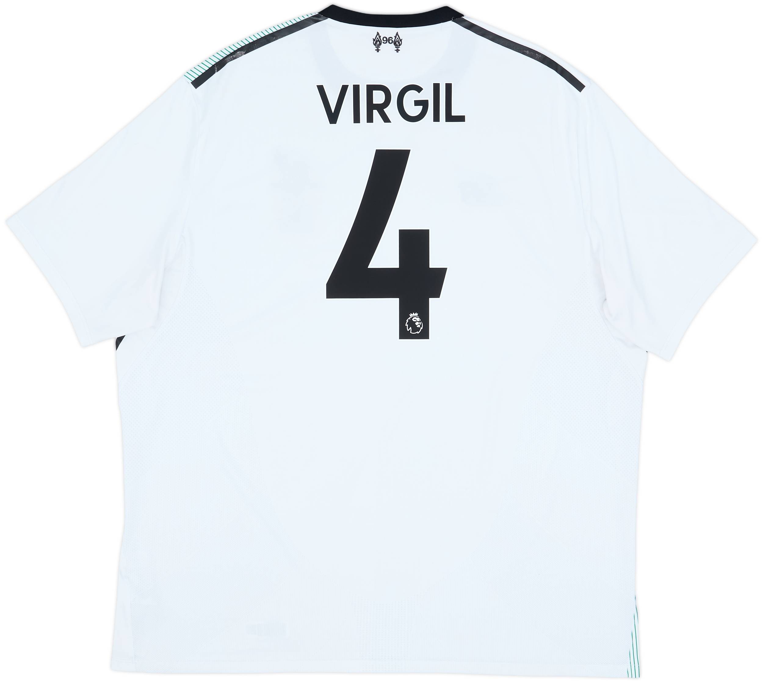 2017-18 Liverpool Away Shirt Virgil #4 - 7/10 - (XXL)