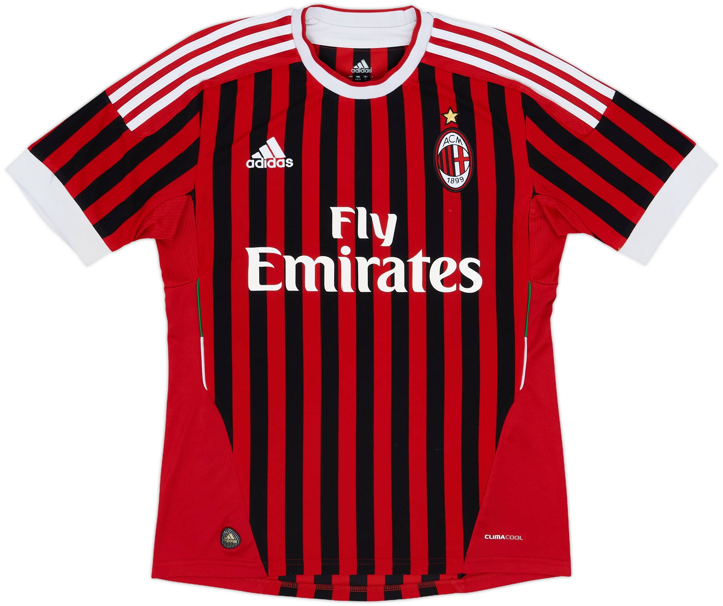 2011-12 AC Milan Home Shirt Ibrahimovic #11 - 5/10 - (S)