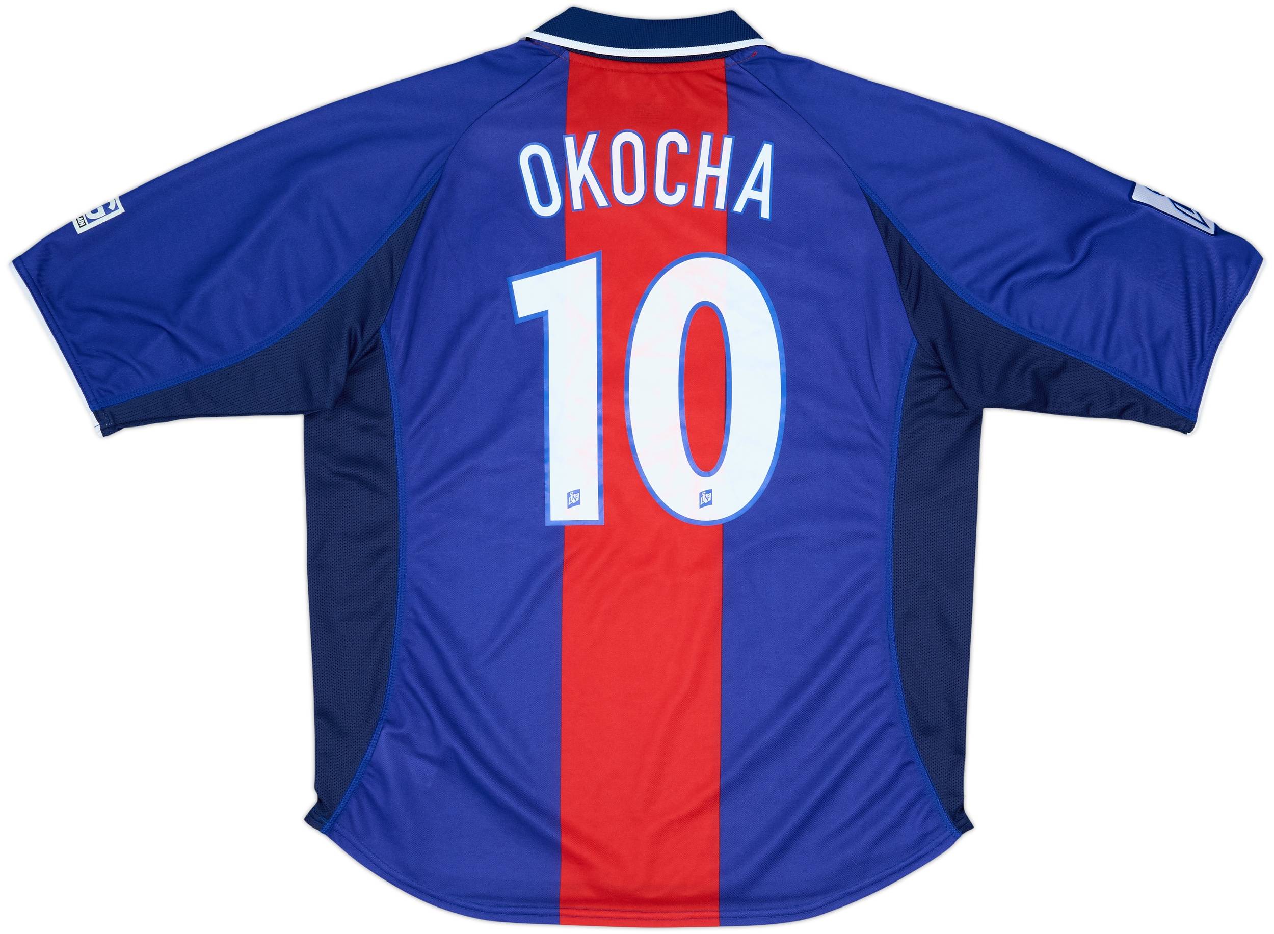 2000-01 Paris Saint-Germain Home Shirt Okocha #10 - 8/10 - (XL)