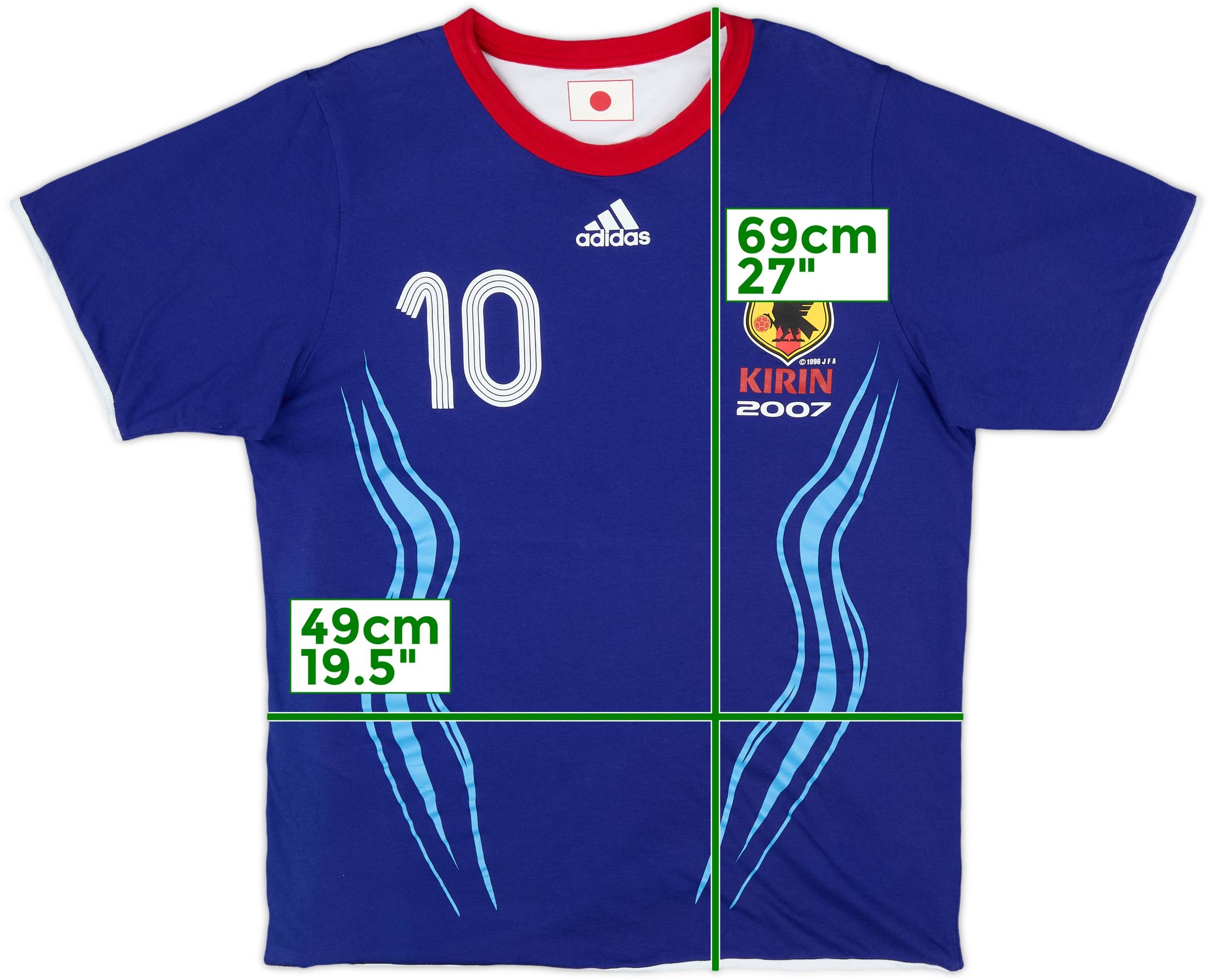 2007 Japan adidas Reversible Cotton Tee - 6/10 - (L)